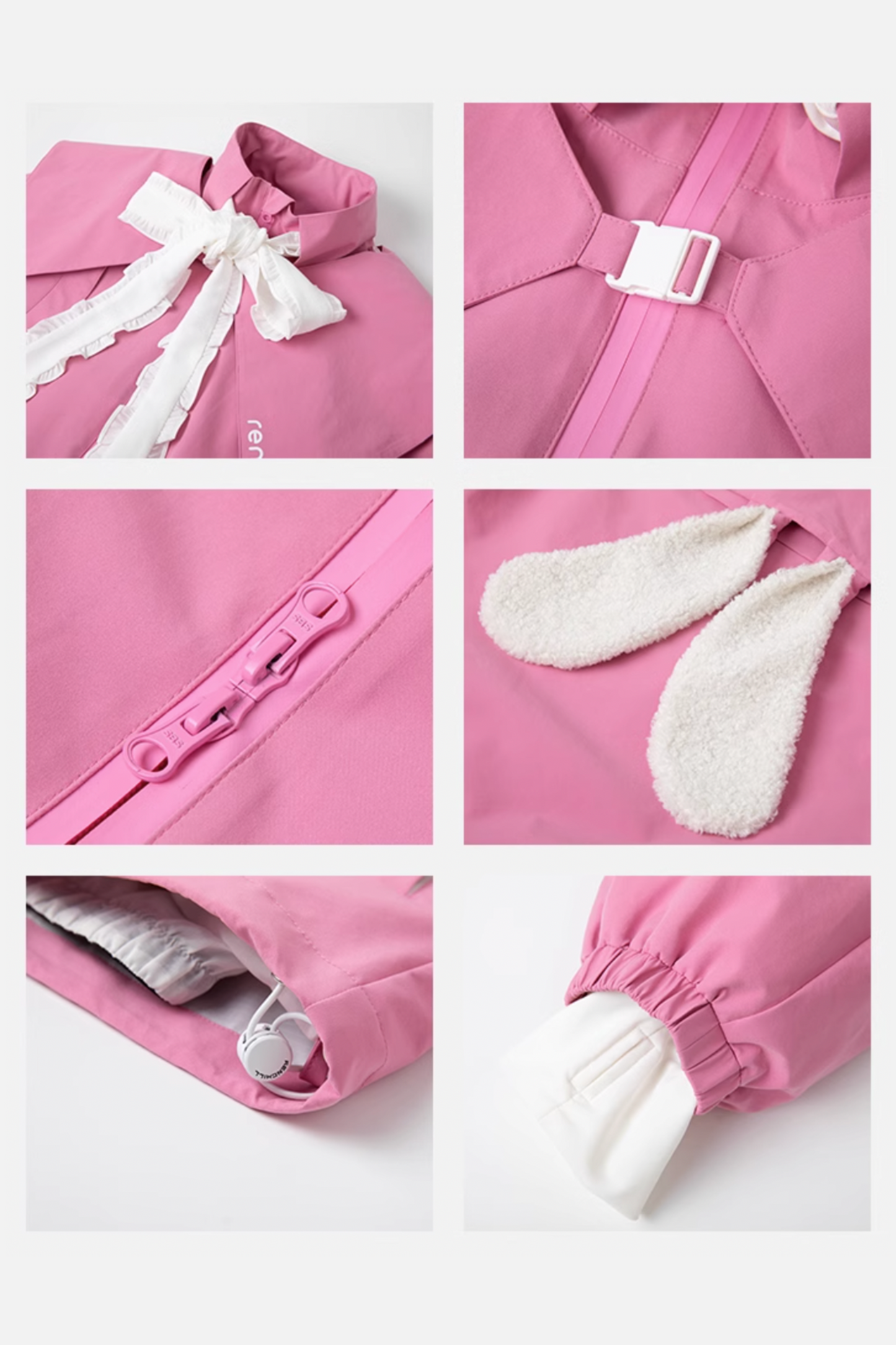 RenChill 3L Bunny Ear Two Pieces Snowsuit Set - Exile Space