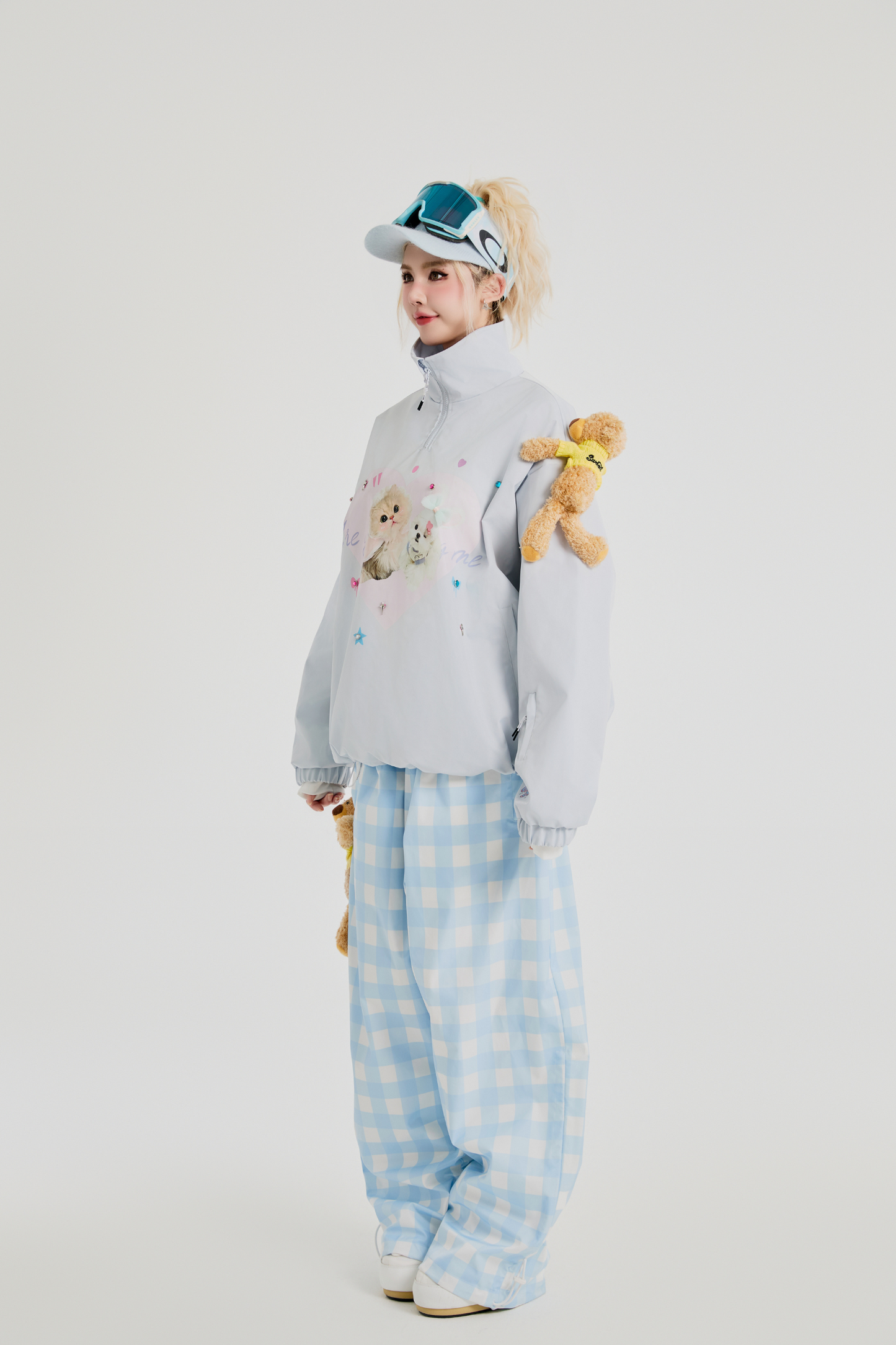 SwagLi Classic Plaid Snow Pants - Exile Space