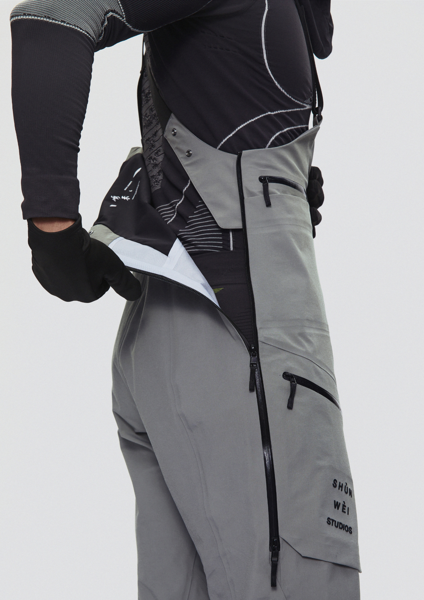 SHUNWEI STUDIO No.7 Dermizax® 3L BIB PANTS - Exile Space
