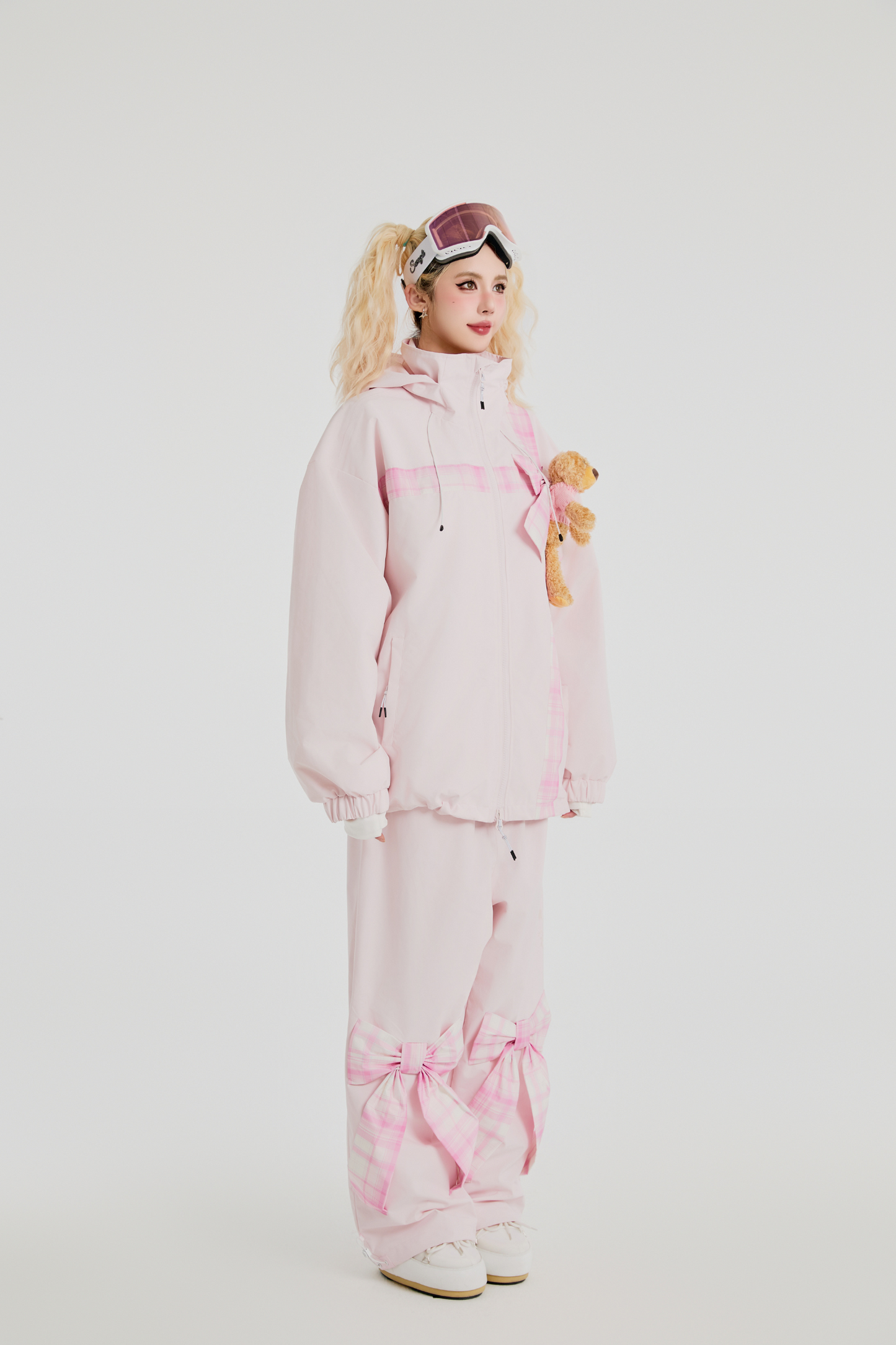 SwagLi Teddy Bear Bow Snowsuit - Exile Space