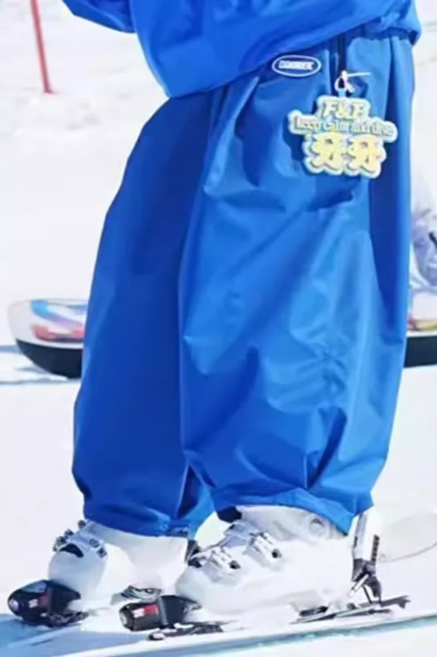 DOOREK Baggy Windproof Ski Snowboard Pants - Exile Space