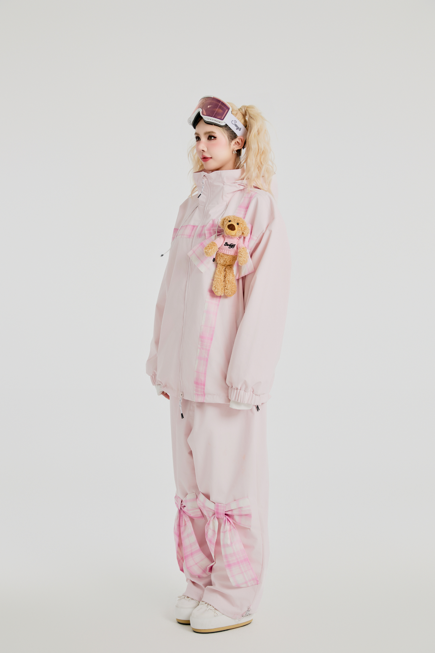 SwagLi Teddy Bear Bow Snowsuit - Exile Space