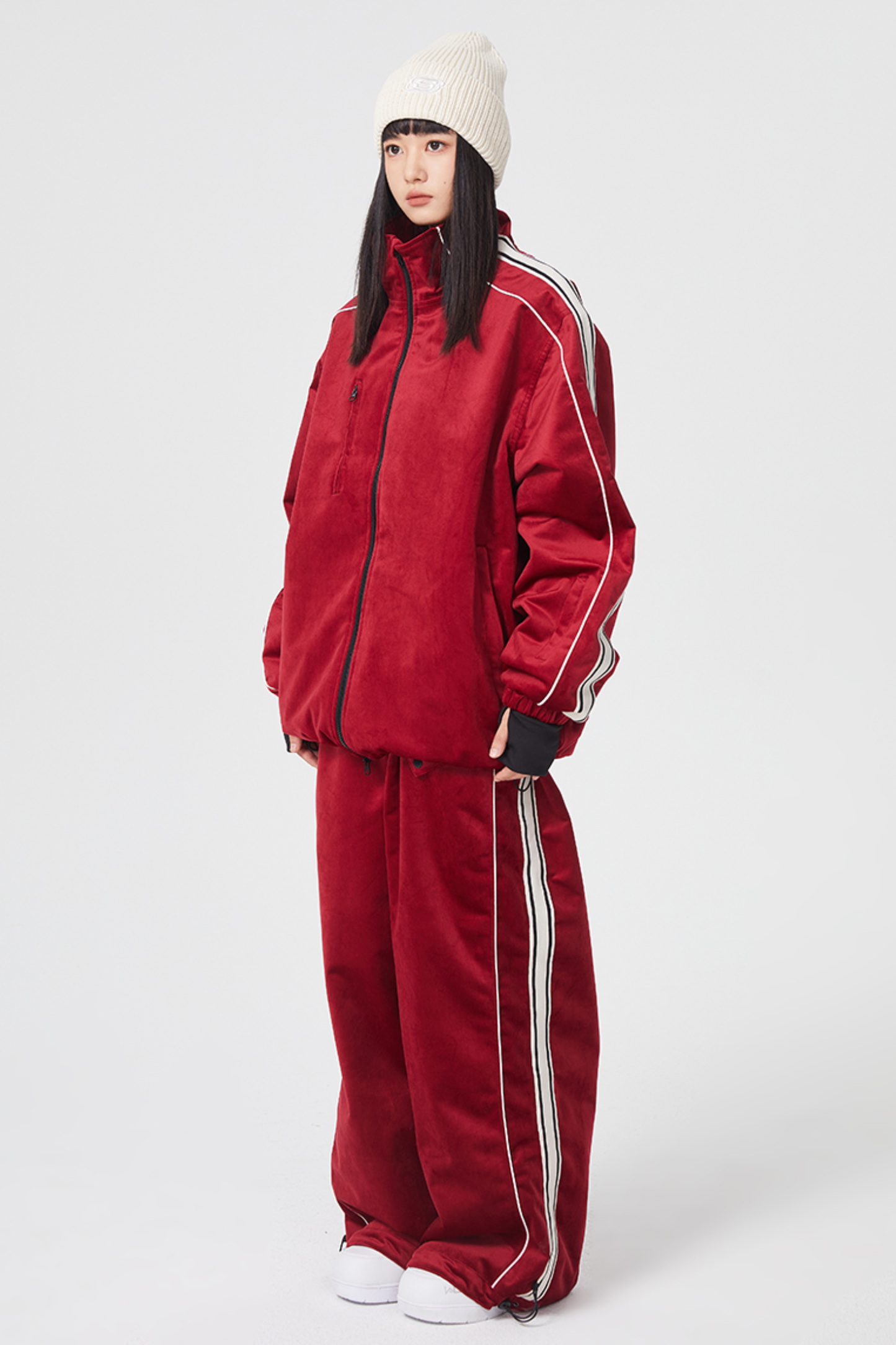 SEARIPE loose-fitting Hip-hop Style Snow Suit Unisex