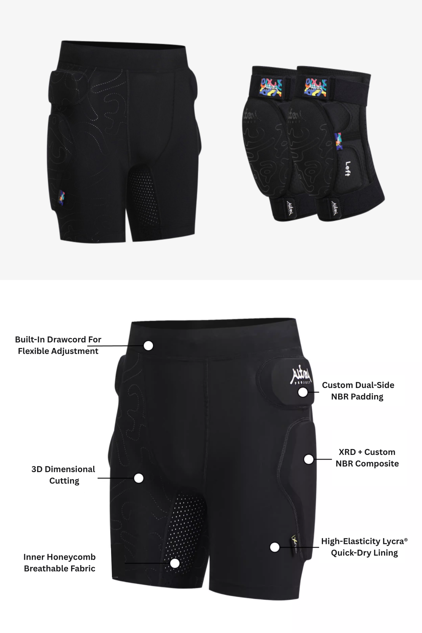 Altay Project Ski Snowboard XRD® Knee Protector