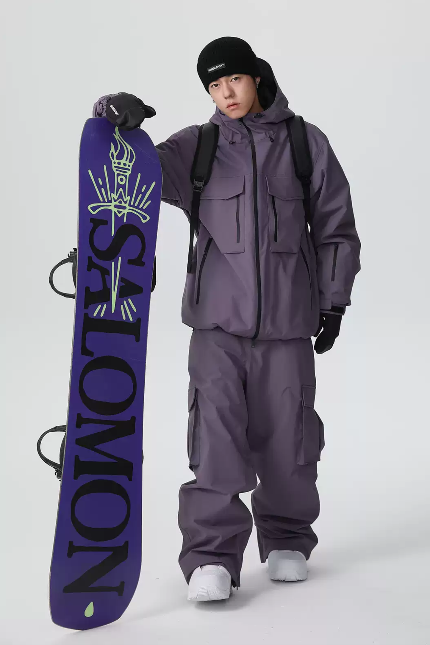 SEARIPE Heavyweight Waterproof 3-Layer Fabric Snow Pants Unisex