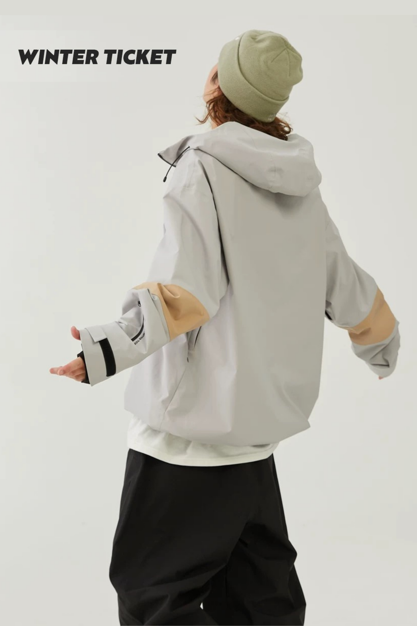 Winter Ticket Freestyle Oversize Snow Hoodie - Exile Space