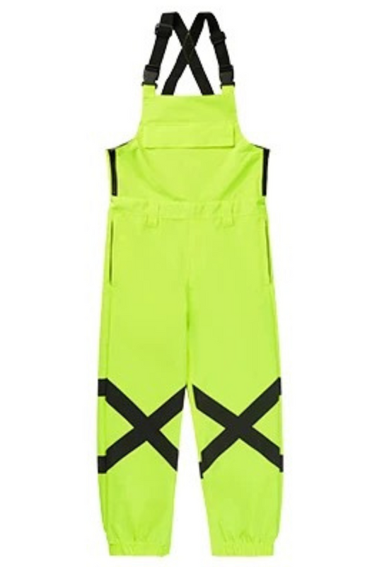 DOOREK Reflective Snowboard Bib Pants - Exile Space