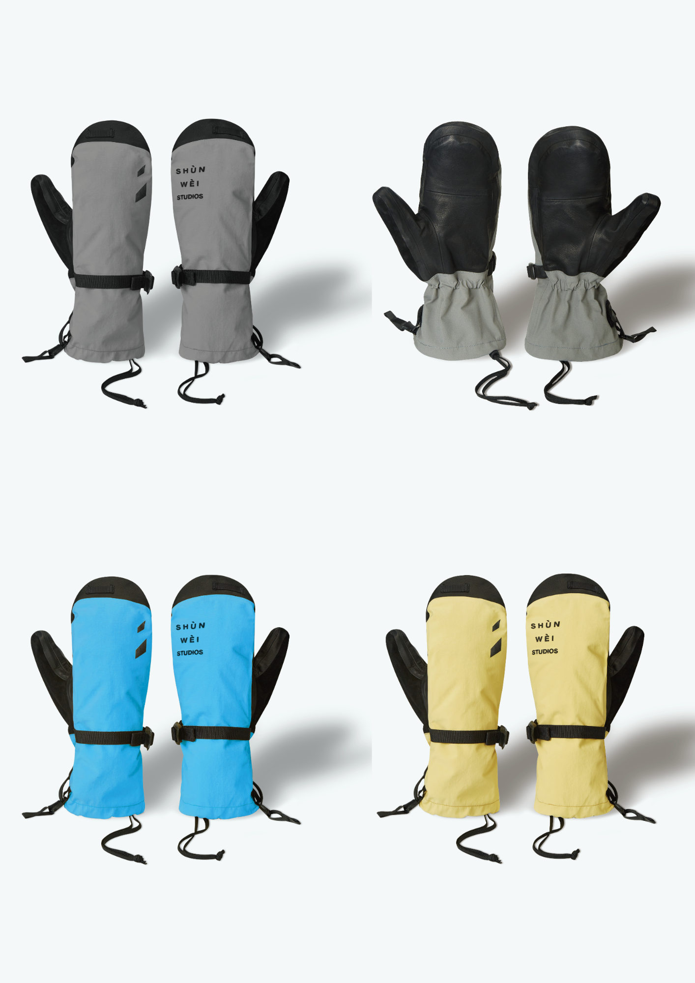SHUNWEI STUDIO No.7 Powder Mittens - Exile Space