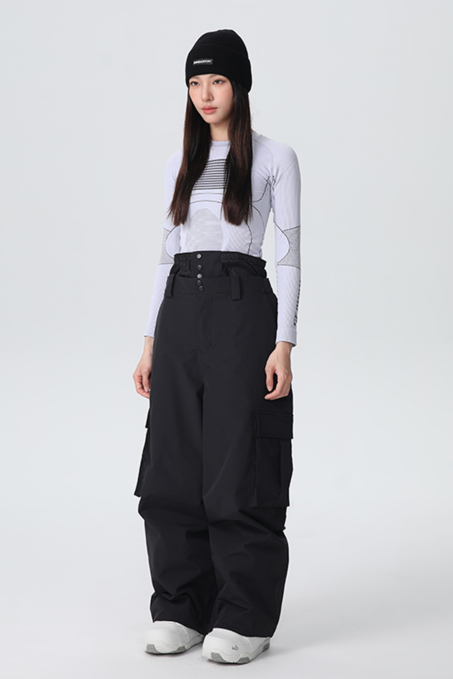 SEARIPE Heavyweight Waterproof 3-Layer Fabric Snow Pants Unisex
