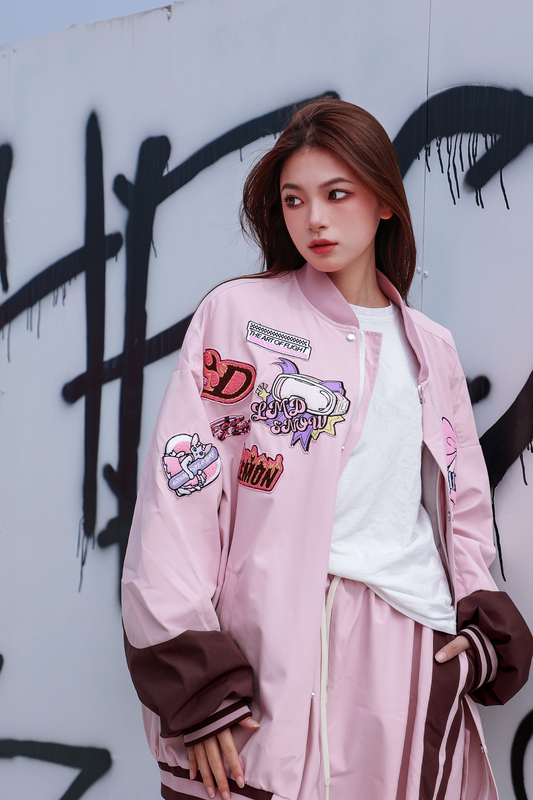 Lmdsnow23/24 Waterproof Varsity Jacket Snow Set - Exile Space