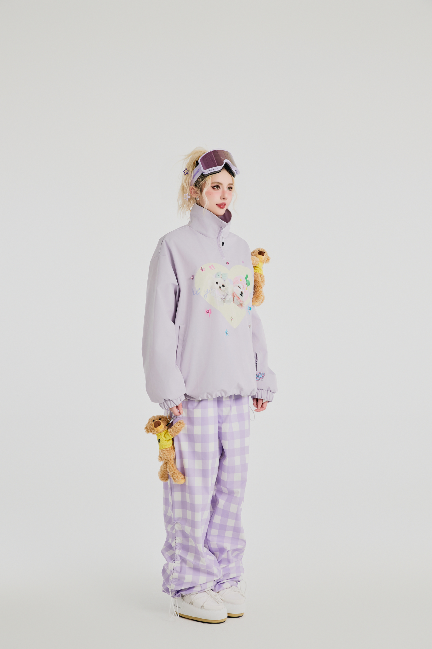 SwagLi Classic Plaid Snow Pants - Exile Space