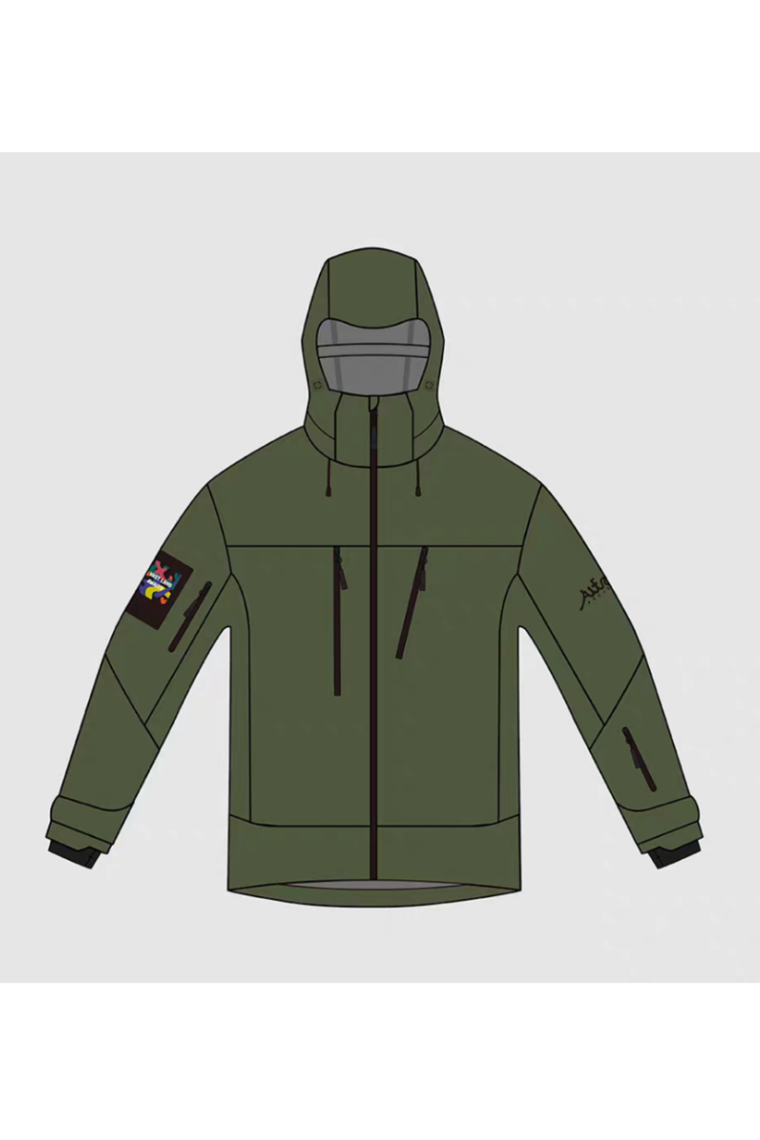Altay Project 3L Guide Series Ski Suit - Exile Space