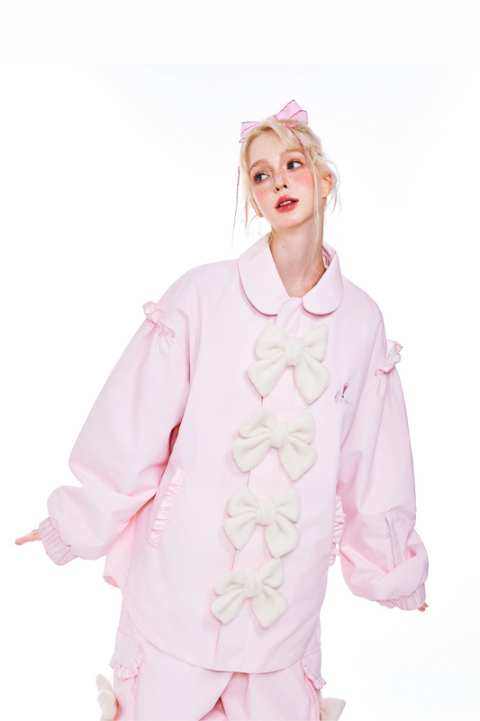 LMDSNOW Pink Ski Snowboard Suit Set - Exile Space