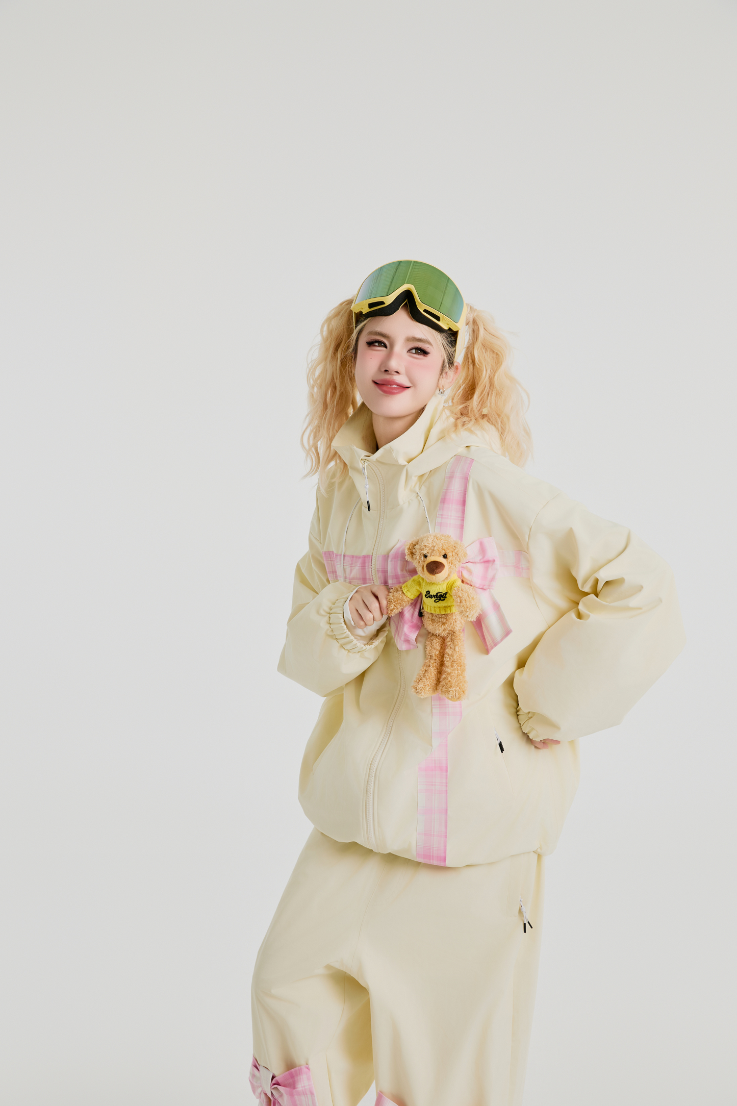 SwagLi Teddy Bear Bow Snowsuit - Exile Space