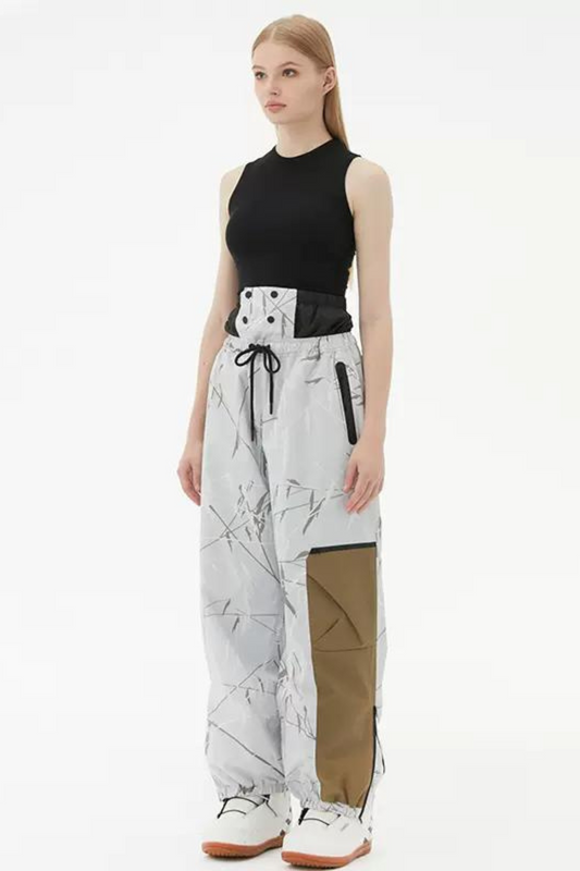 RandomPow Bamboo Pattern Snow Pants - Exile Space