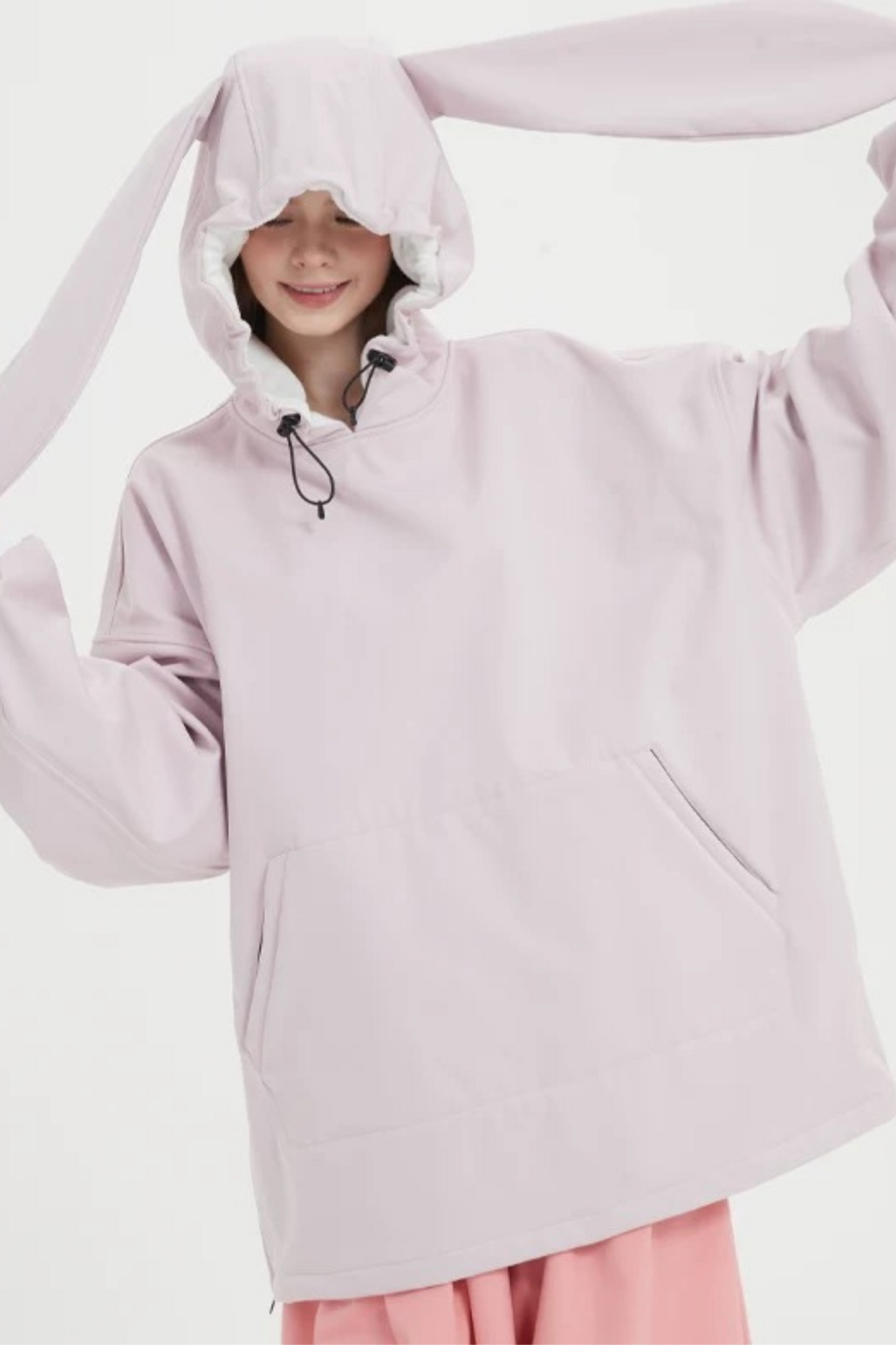 DOOREK Bunny Ear Ski Snowboard Waterproof Hoodie