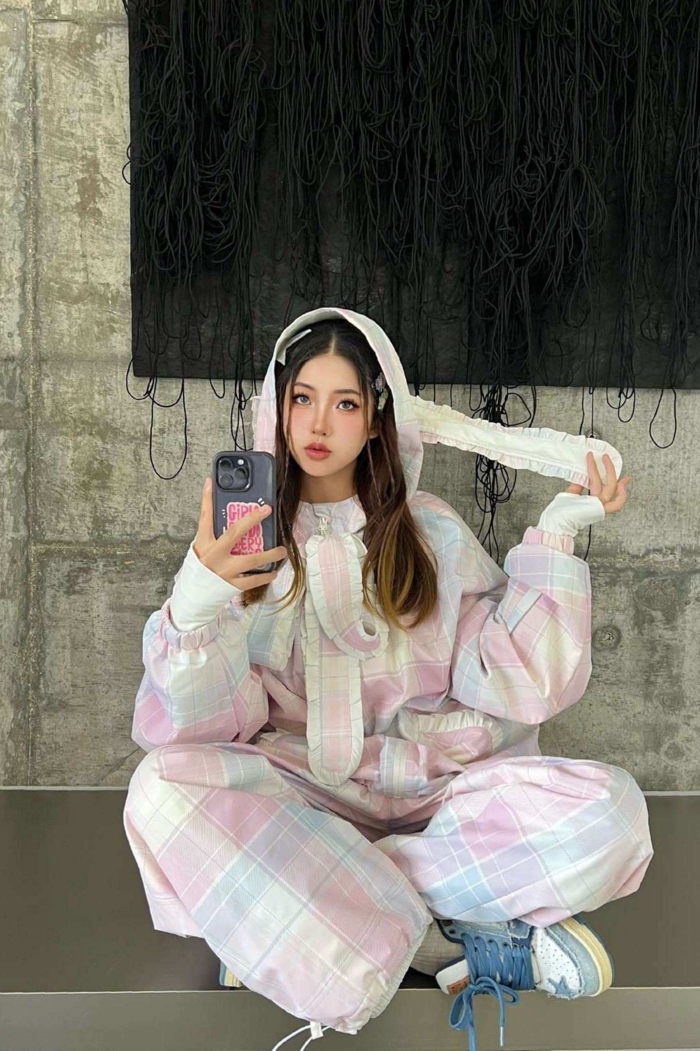 LMDSNOW Grid Bunny Snowsuit Set - Exile Space