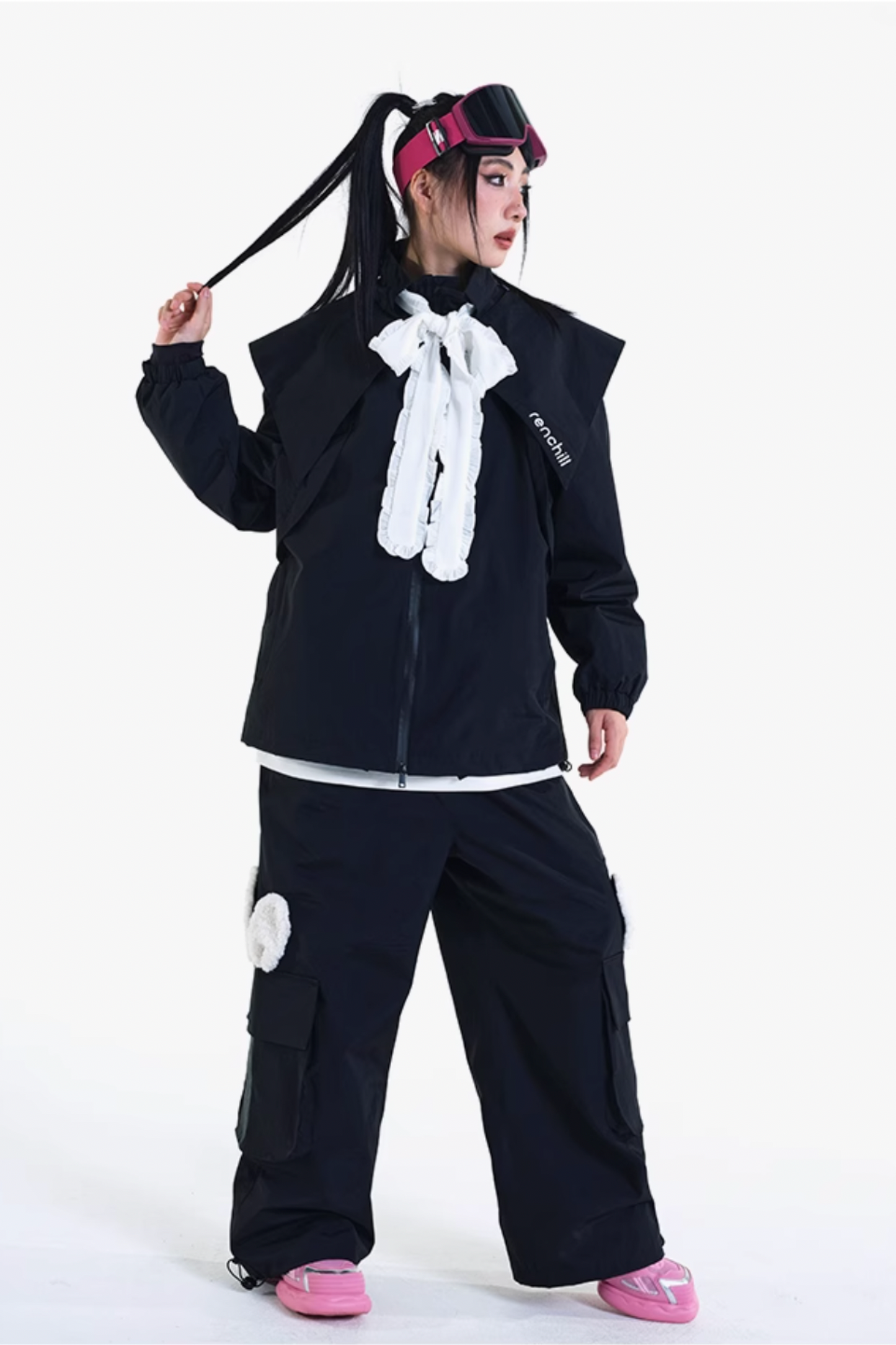 RenChill 3L Bunny Ear Two Pieces Snowsuit Set - Exile Space