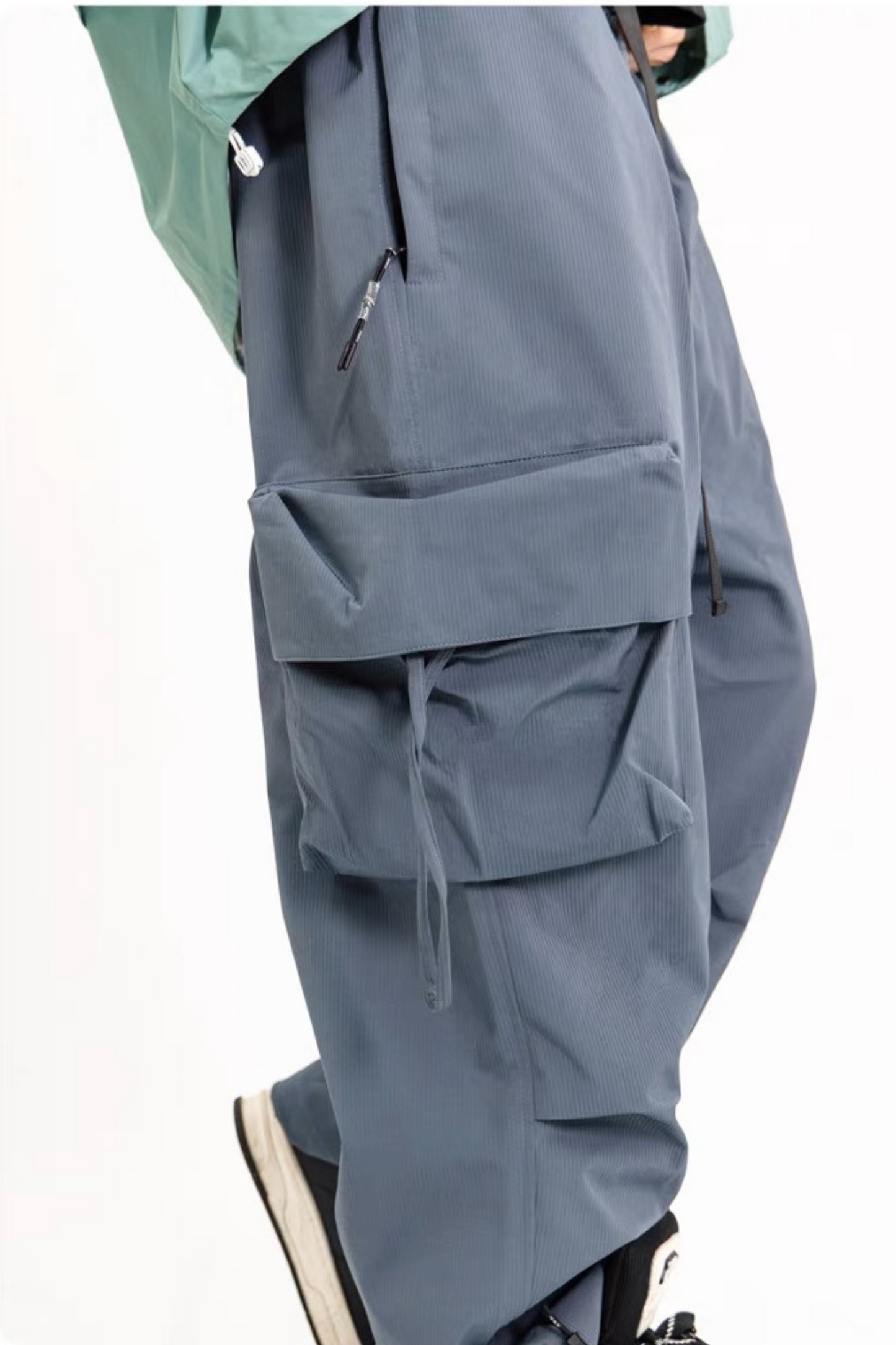 SwagLi Gray Baggy Snow Pants - Exile Space