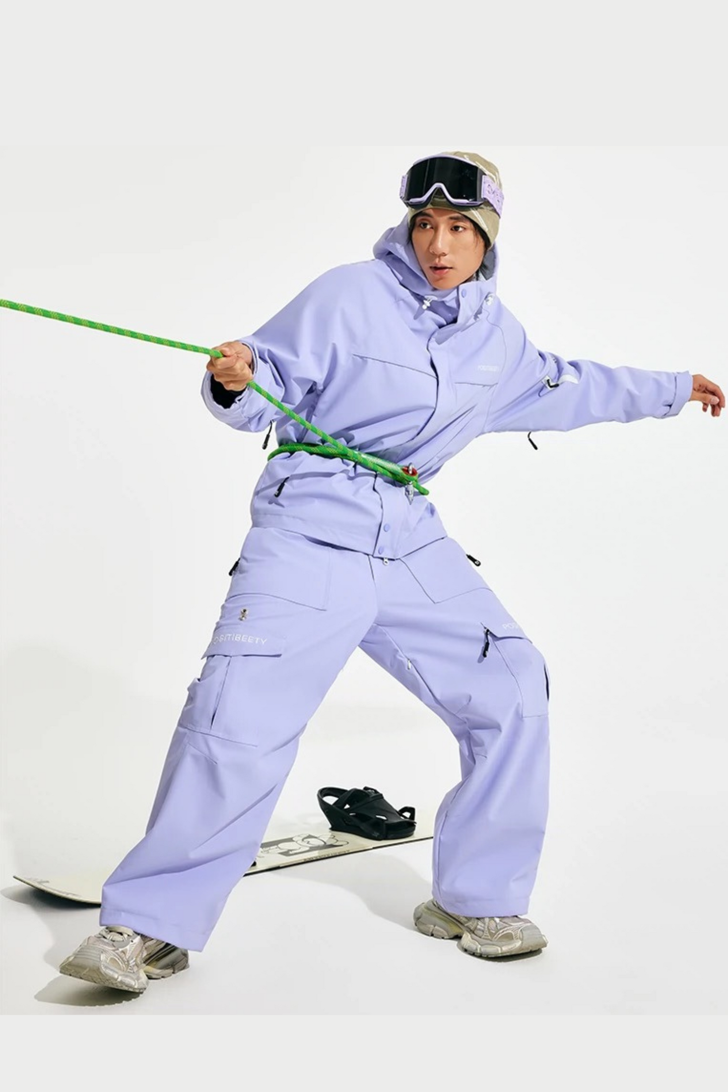 Positibeety 3L Detachable Bee Ski Snowboard Suit Set - Exile Space