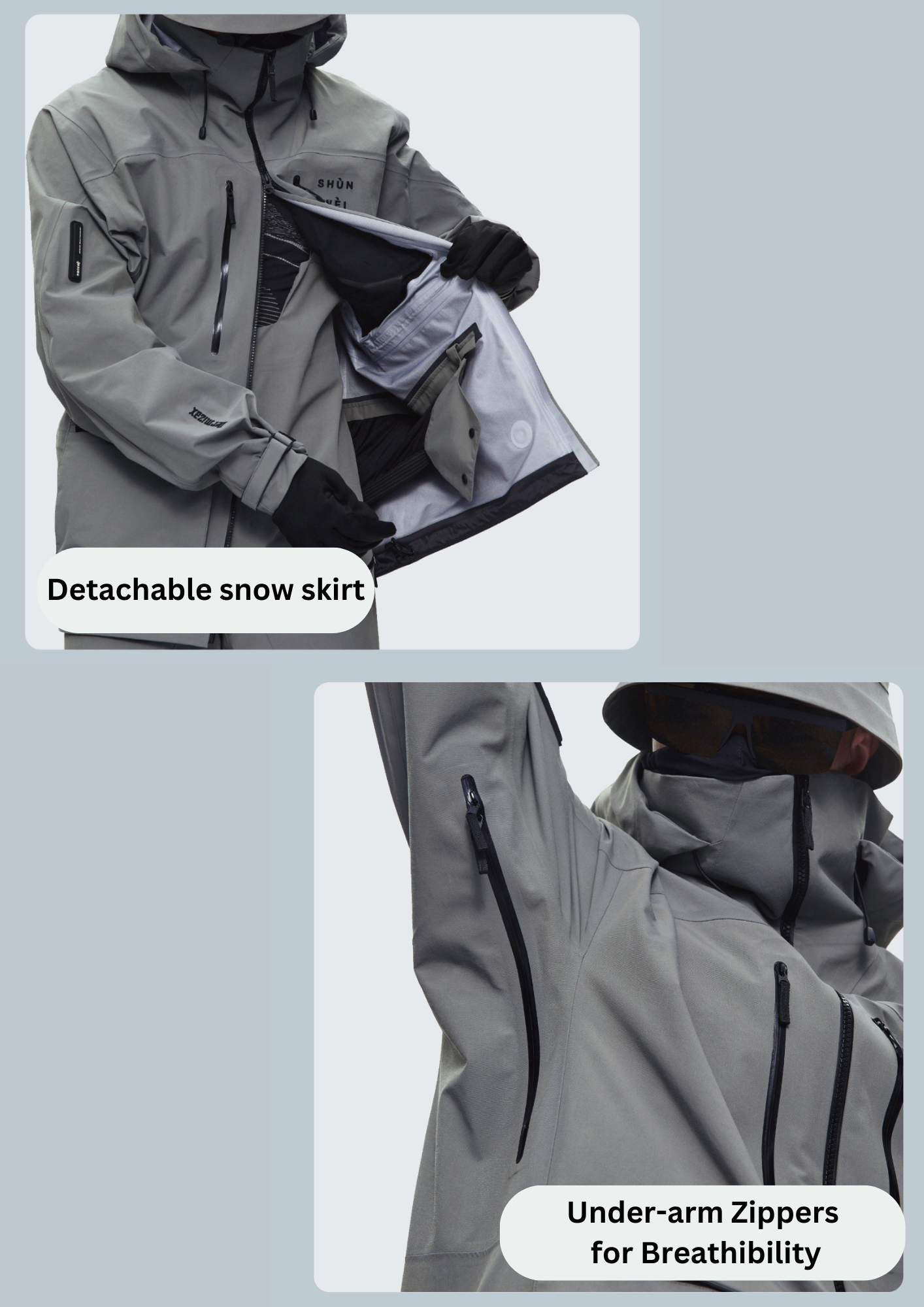 SHUNWEI STUDIO No.7 3L Dermizax Jacket - Exile Space