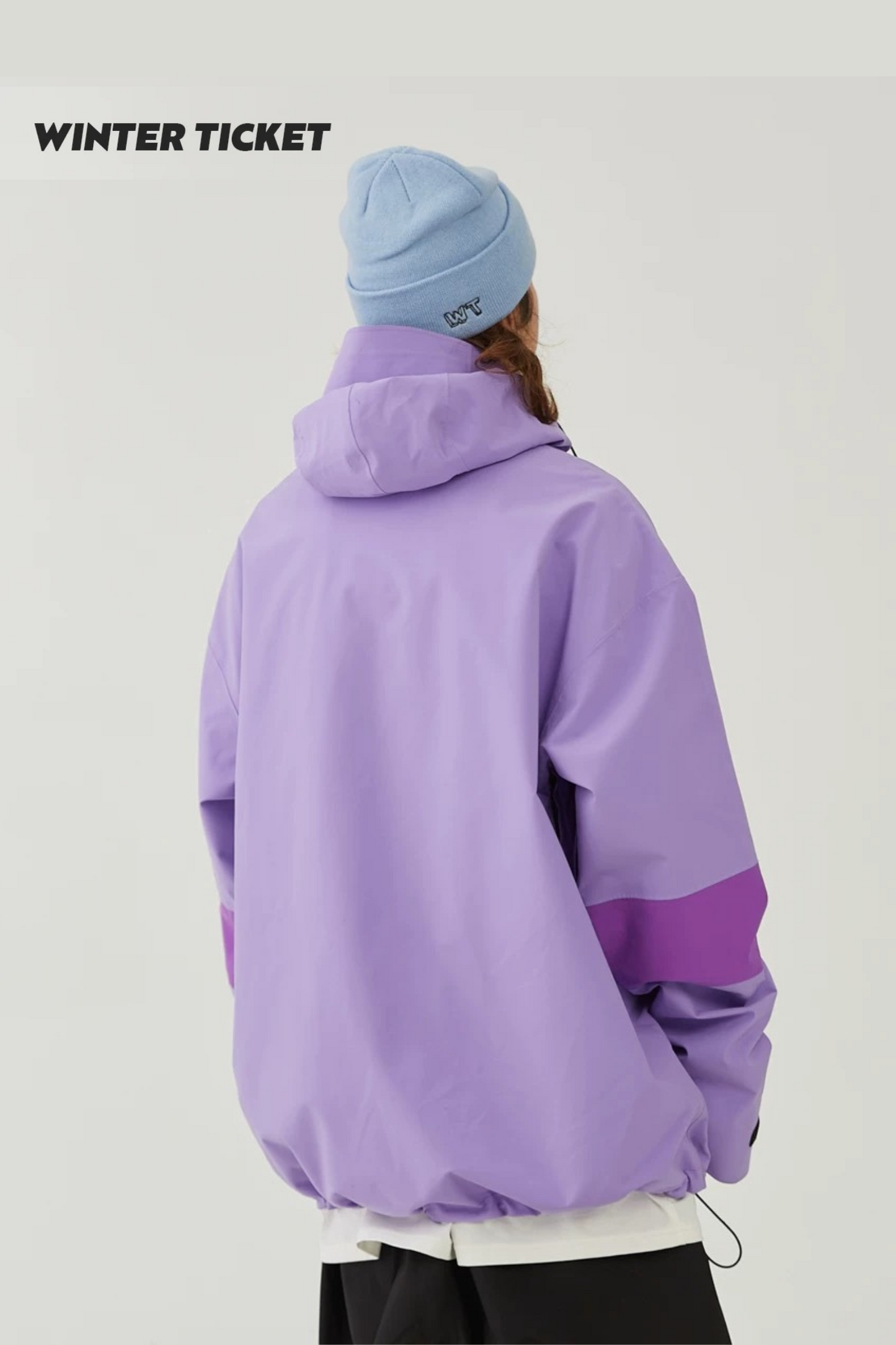 Winter Ticket Freestyle Oversize Snow Hoodie - Exile Space