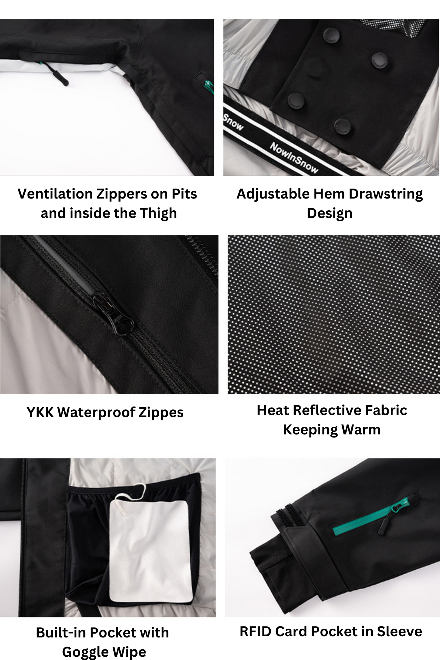 NIS 24/25 CLASSIC 2L Ski Snowboard Suit Set - Exile Space
