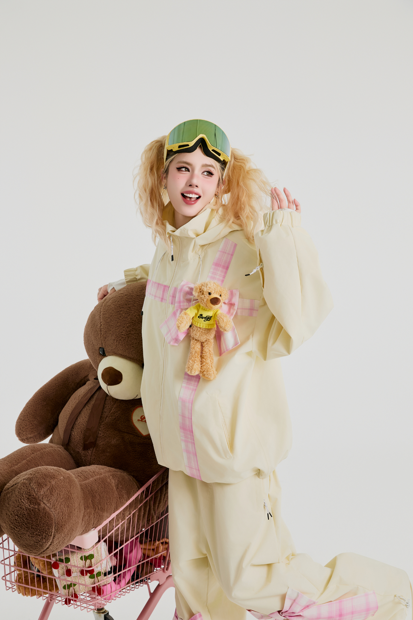SwagLi Teddy Bear Bow Snowsuit - Exile Space