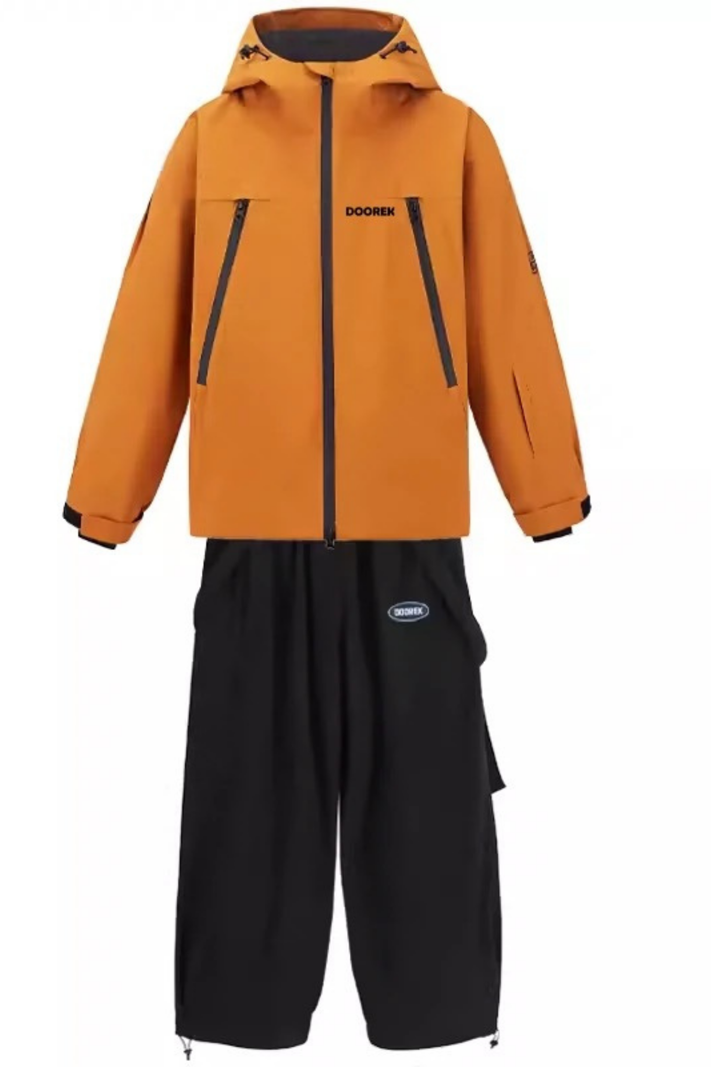 DOOKER Bunny Ear Detachable Bib Pants Snowboard Suit Set