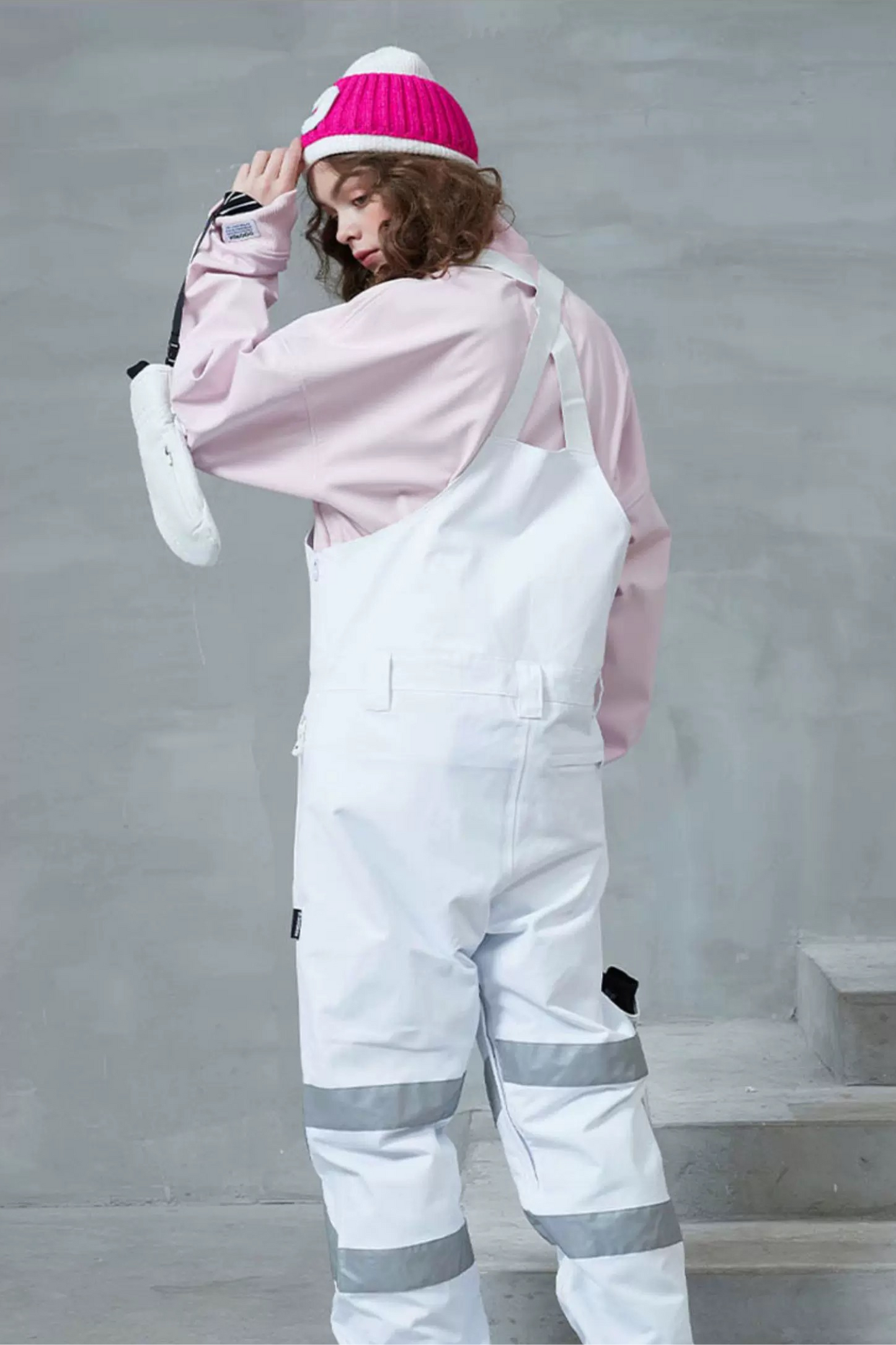 DOOREK Reflective Snowboard Bib Pants - Exile Space