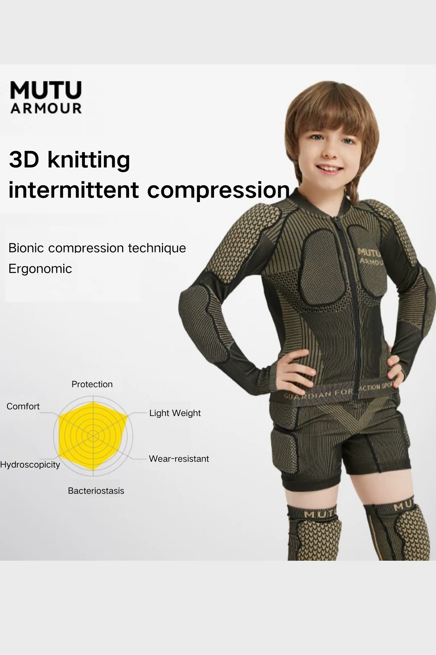 Mutu Kids' Ski Snowboard Protective Gears - Exile Space