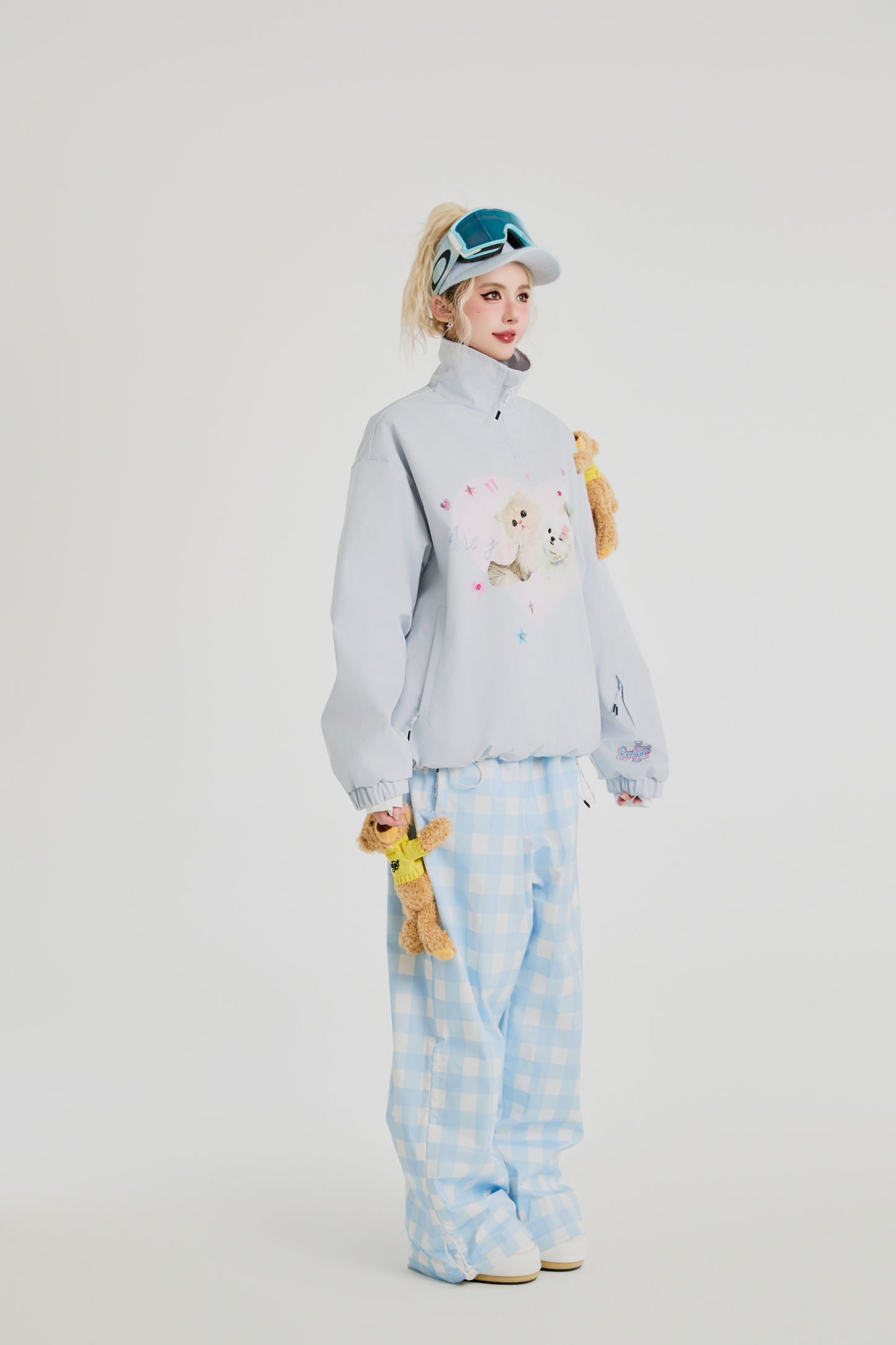 SwagLi Classic Plaid Snow Pants - Exile Space