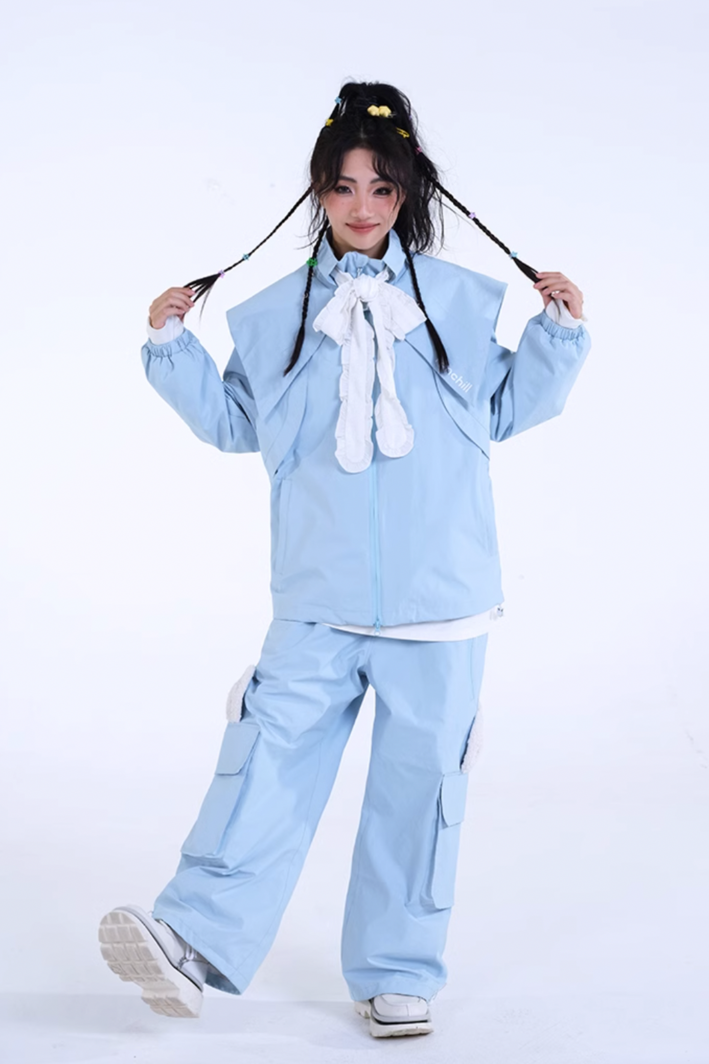 RenChill 3L Bunny Ear Two Pieces Snowsuit Set - Exile Space