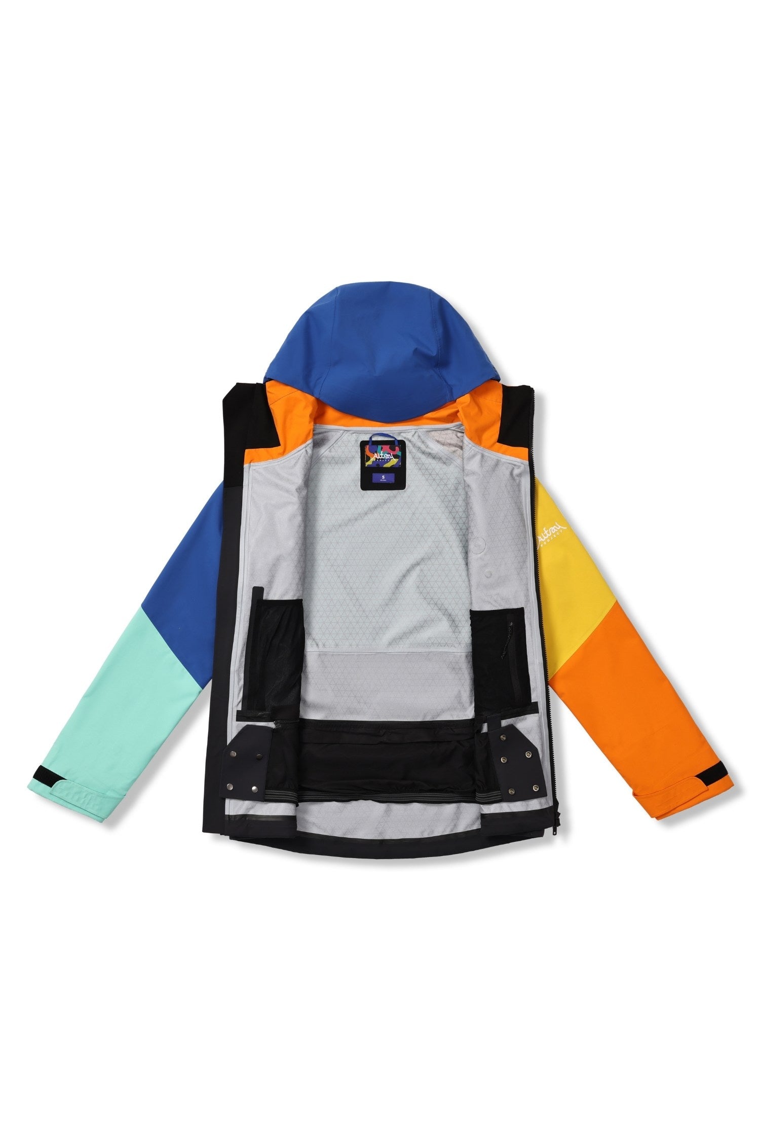 Altay Project 3L Ski Snowboard Jacket Color Blocks - Exile Space