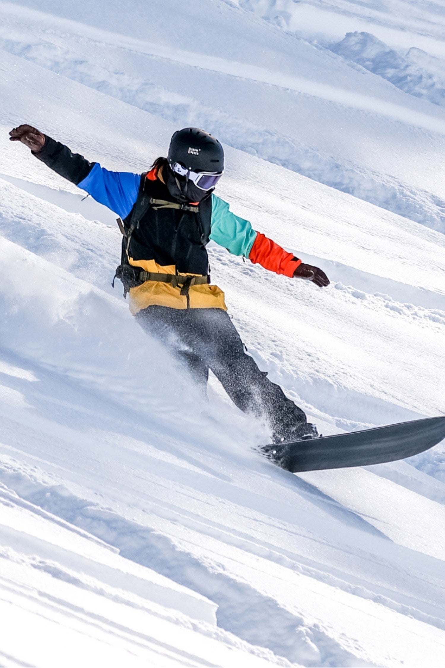 Altay Project 3L Ski Snowboard Jacket Color Blocks - Exile Space