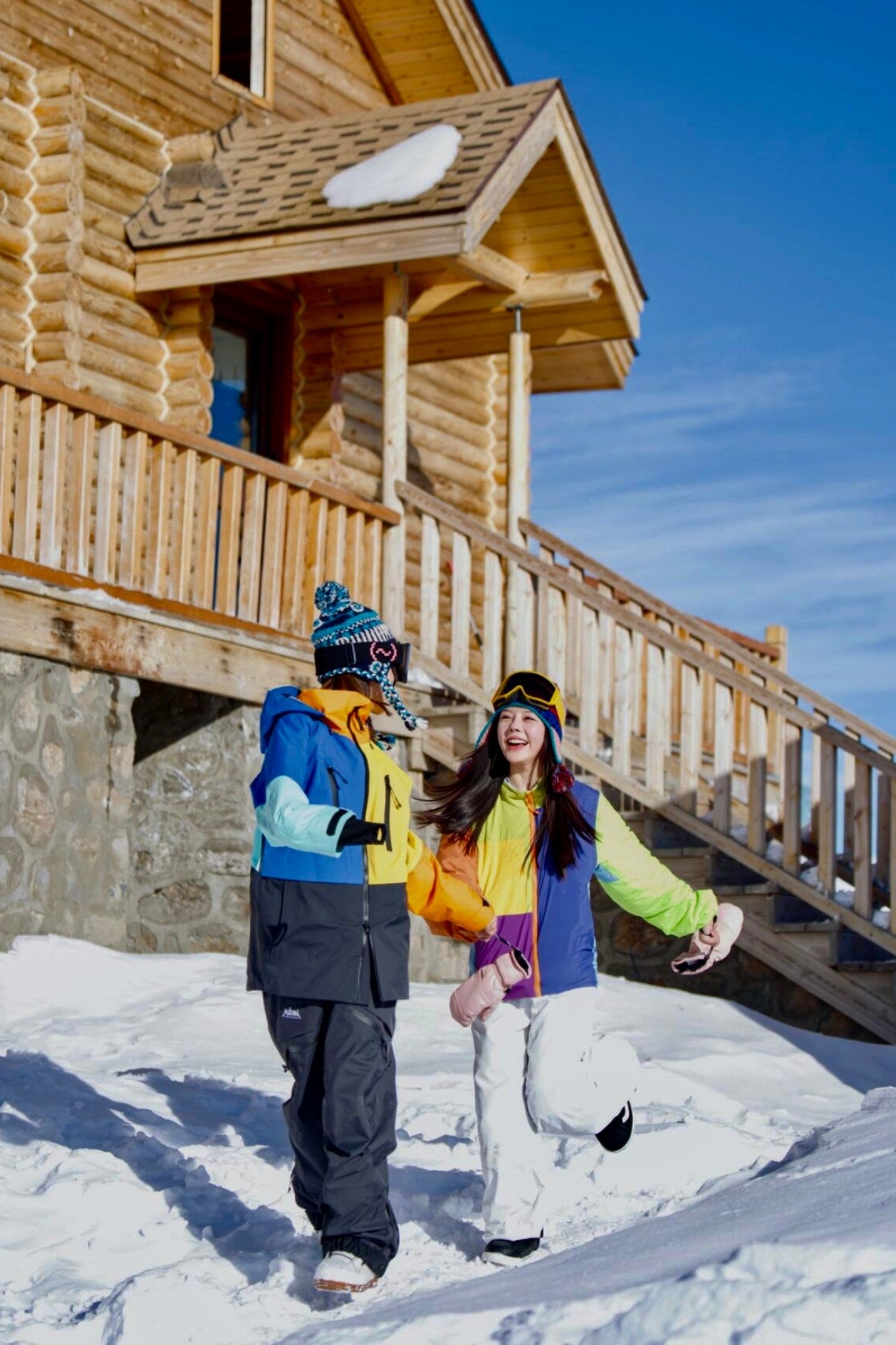 Altay Project 3L Ski Snowboard Jacket Color Blocks - Exile Space