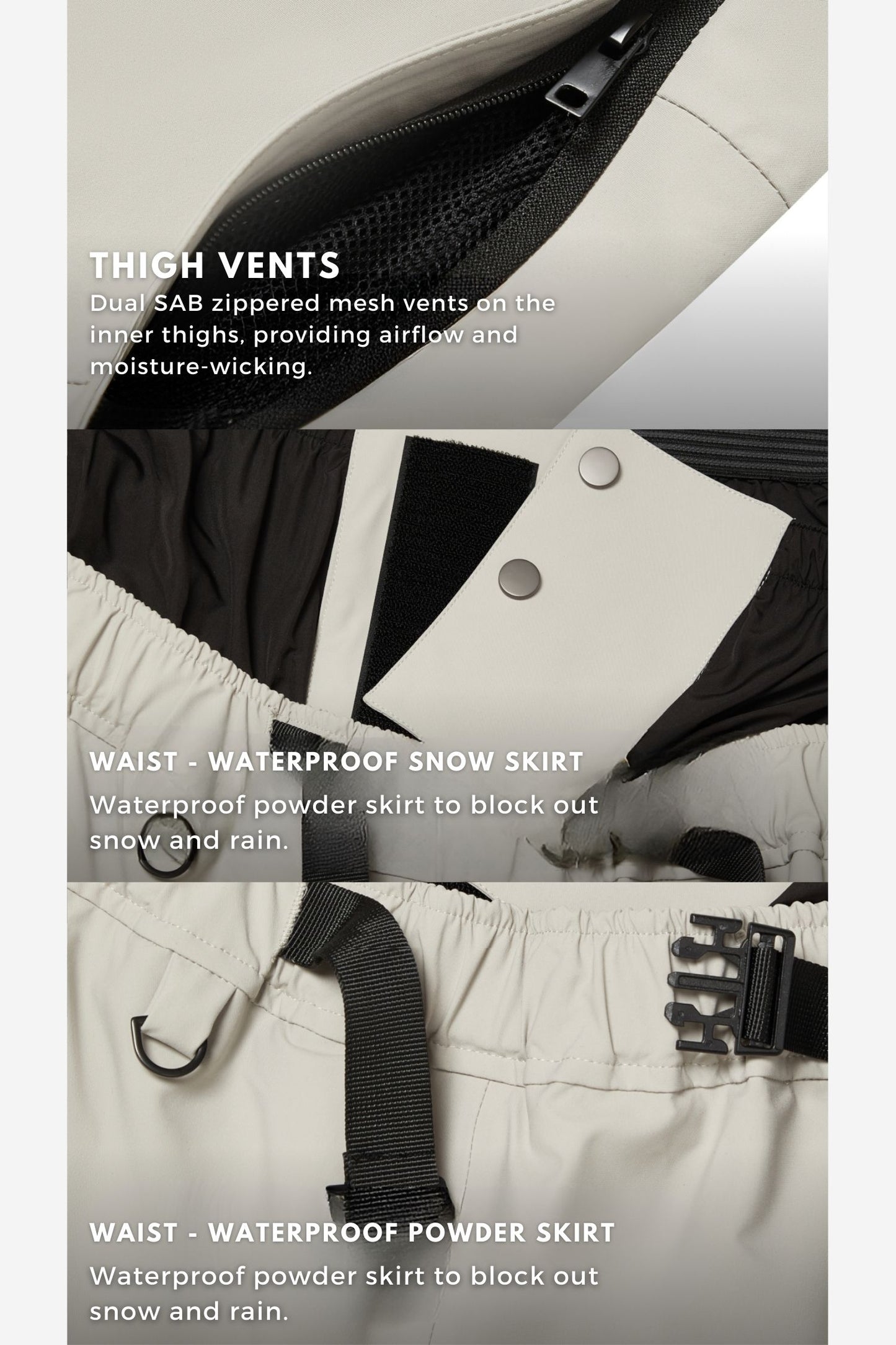 SNOSNO Chill Ski Snowboard Pants - Exile Space
