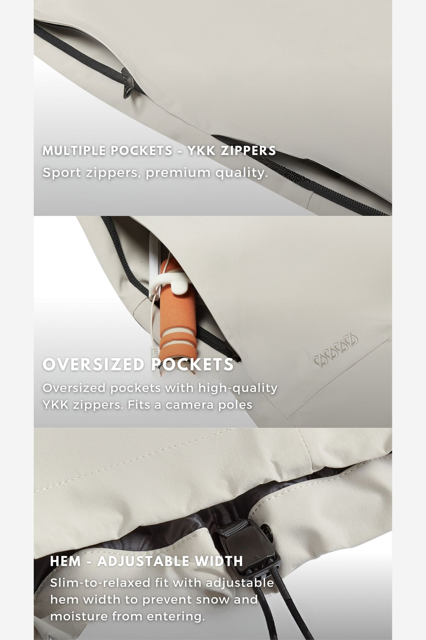 SNOSNO Chill Ski Snowboard Pants - Exile Space