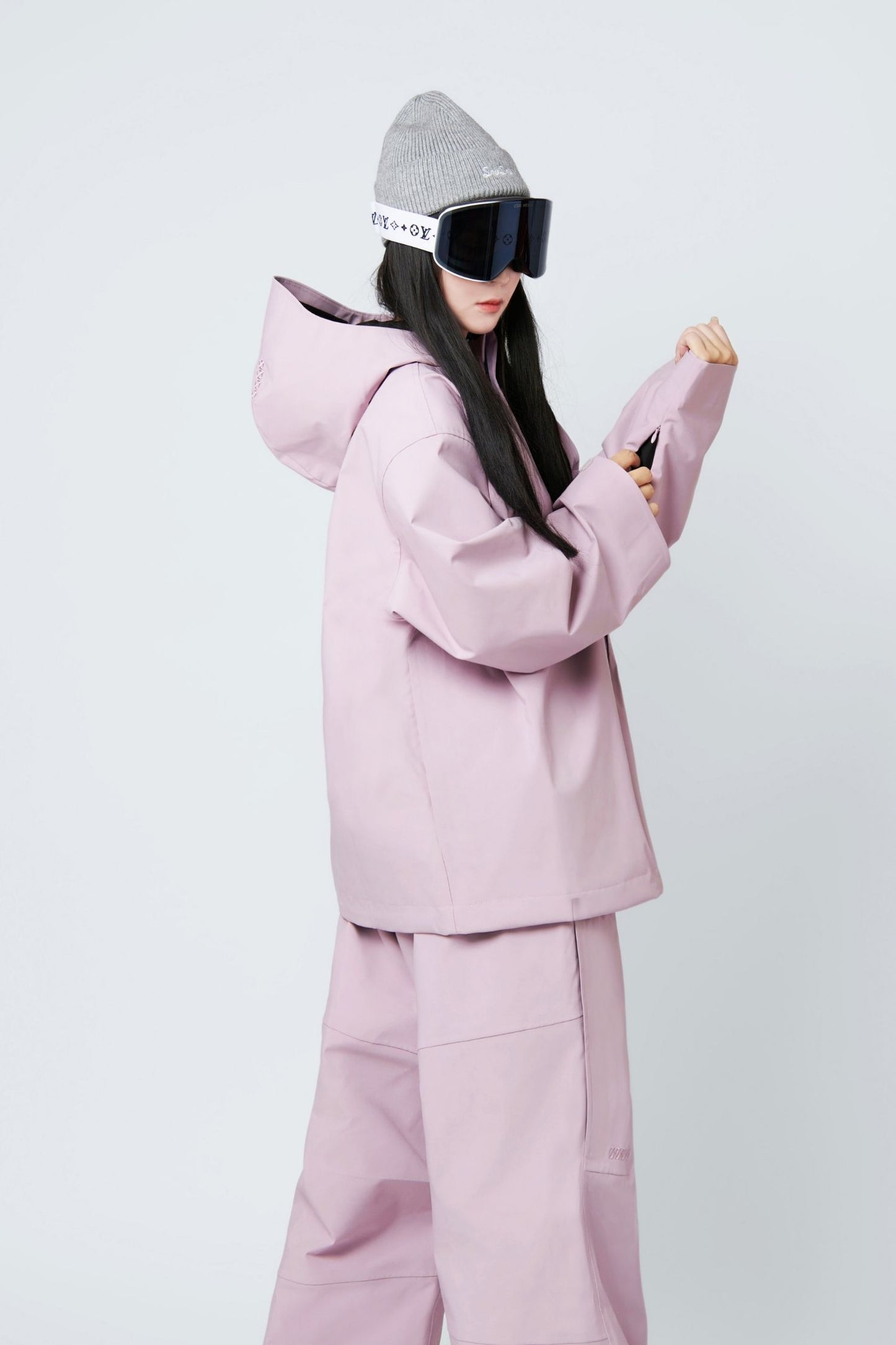 SNOSNO Ski Snowboard Half-Zip Jacket - Exile Space
