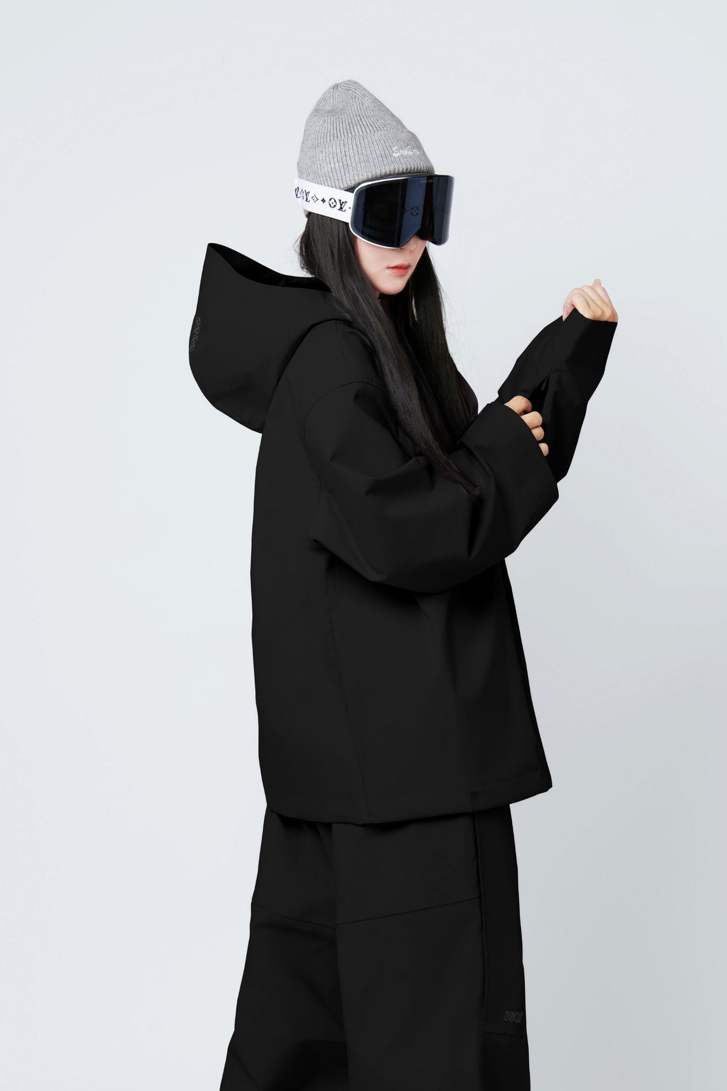 SNOSNO Ski Snowboard Half-Zip Jacket - Exile Space