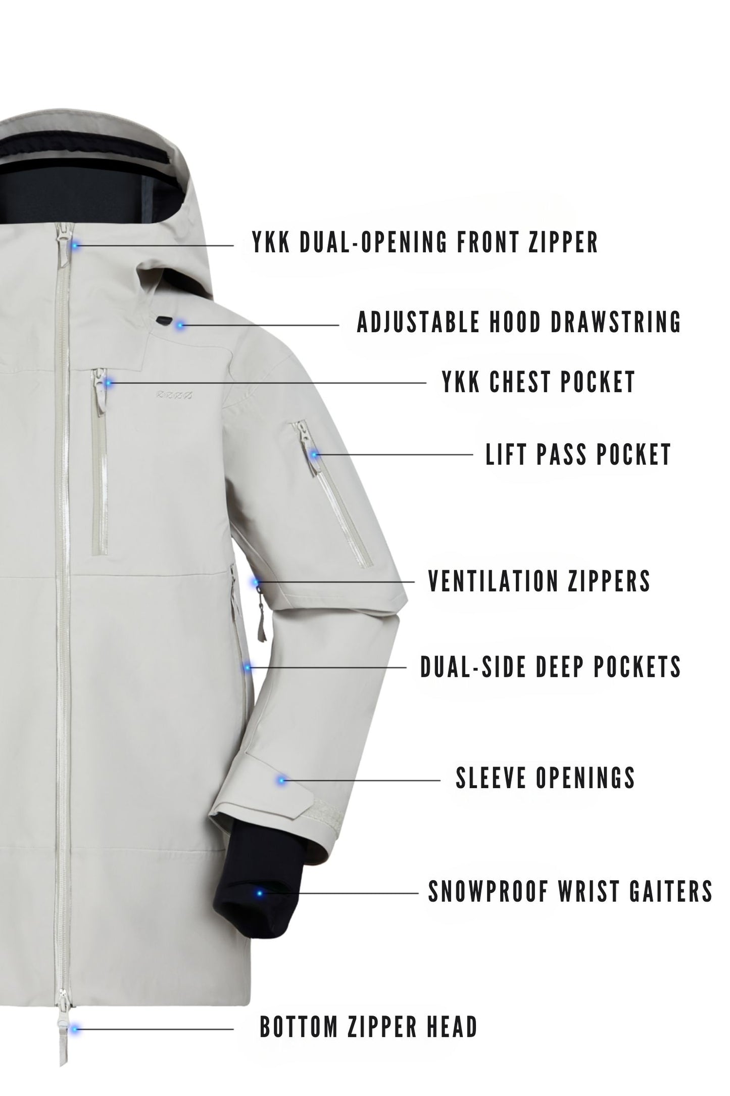 SNOSNO Ski Snowboard Jacket - Exile Space