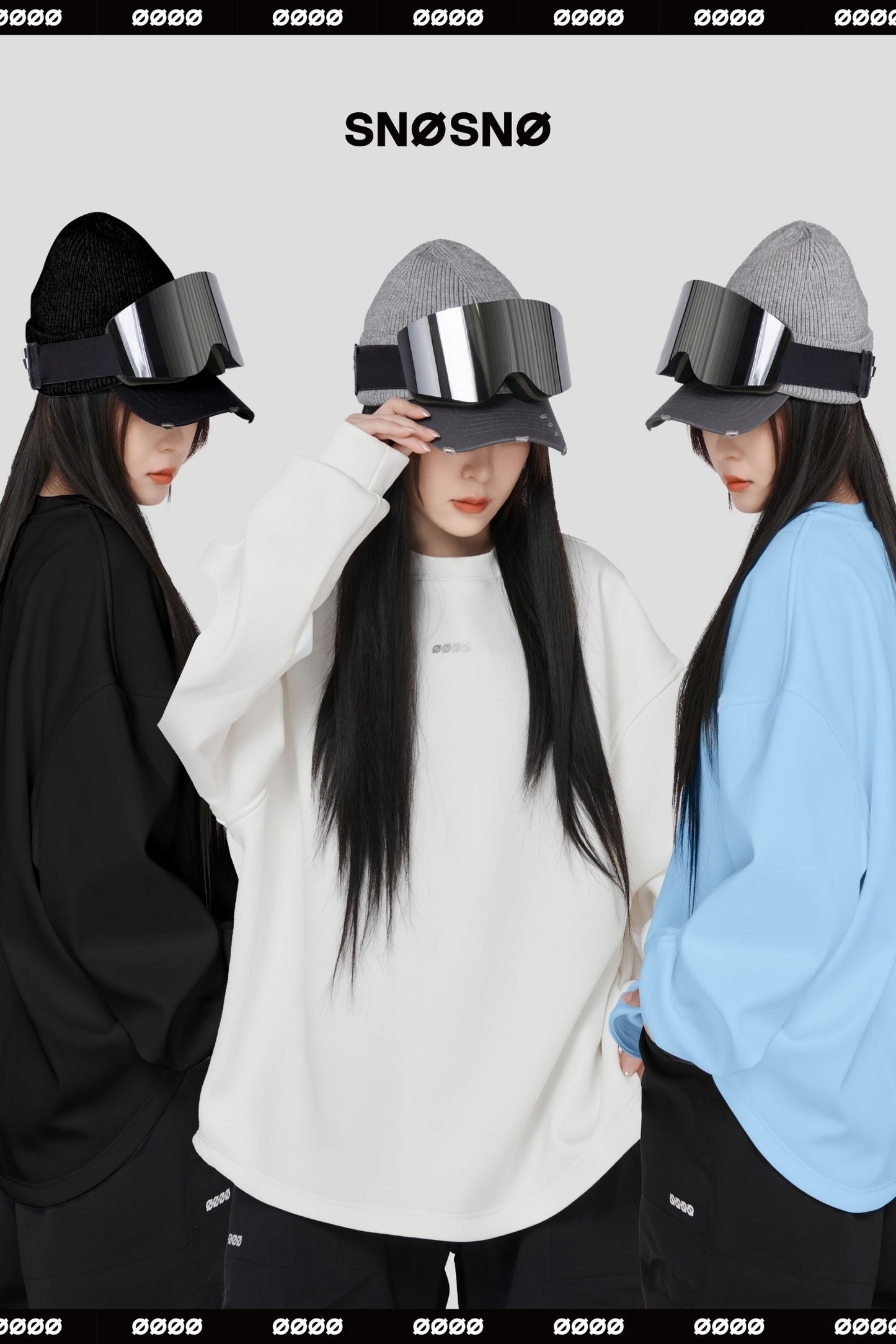SNOSNO Ski Snowboard Long Sleeve Shirt - Exile Space