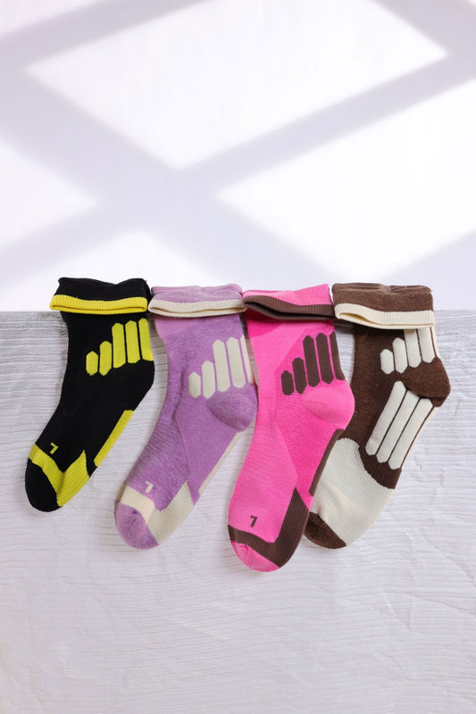 SNOSNO Wool Ski Socks - Exile Space