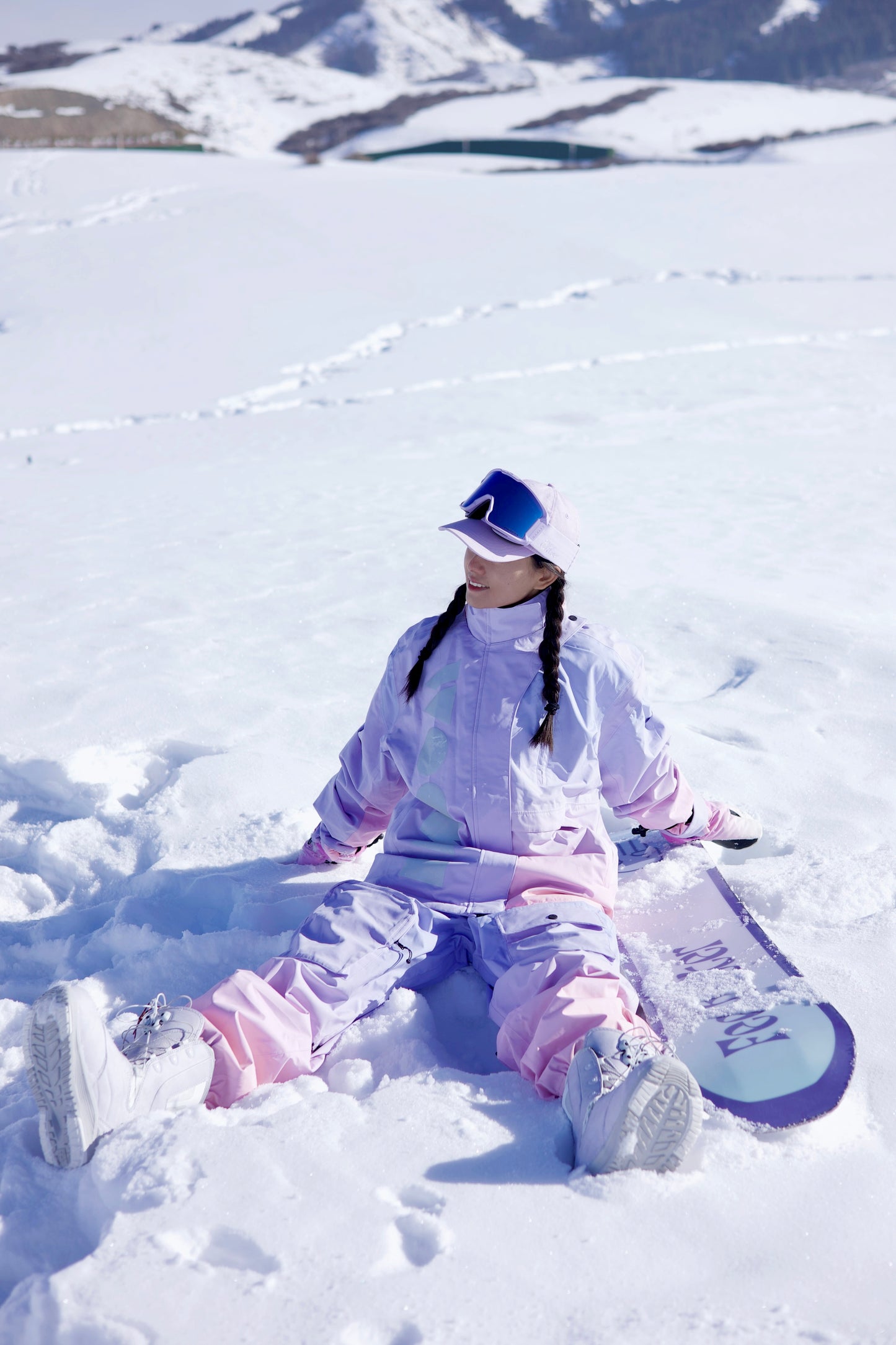 RandomPow Gradient Pink Snow Pants - Exile Space