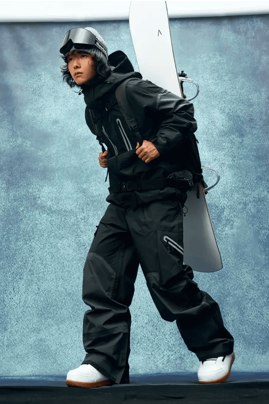 NIS SuperB 3L Ski Snowboard Jacket and Pants Set Black