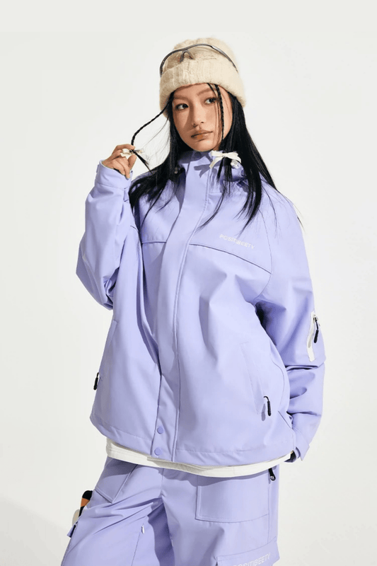 Positibeety Women's 3L Detachable Bee Ski Snowboard Jacket and Pants Set
