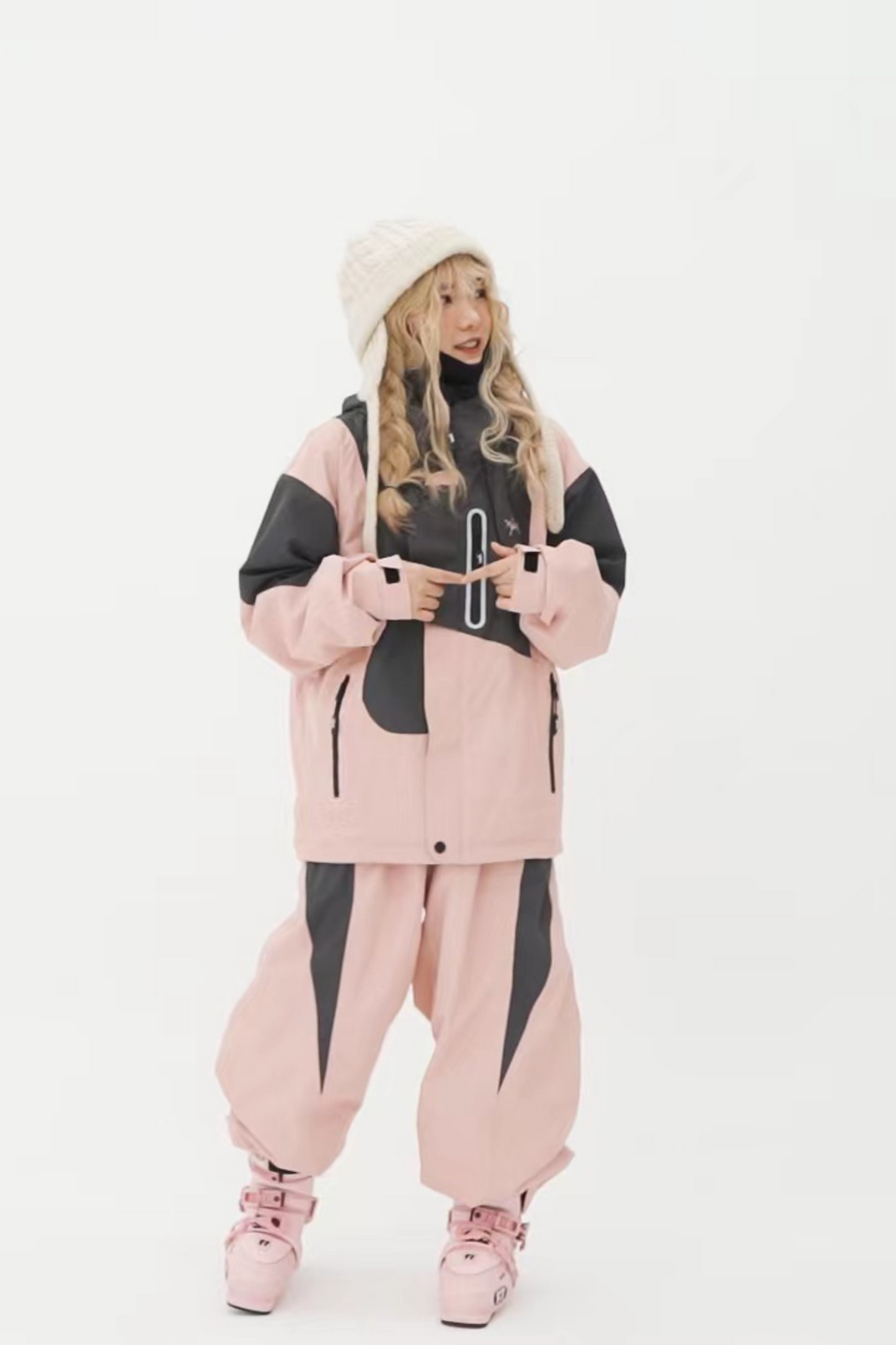 Welem 2L pink snow jacket exile space