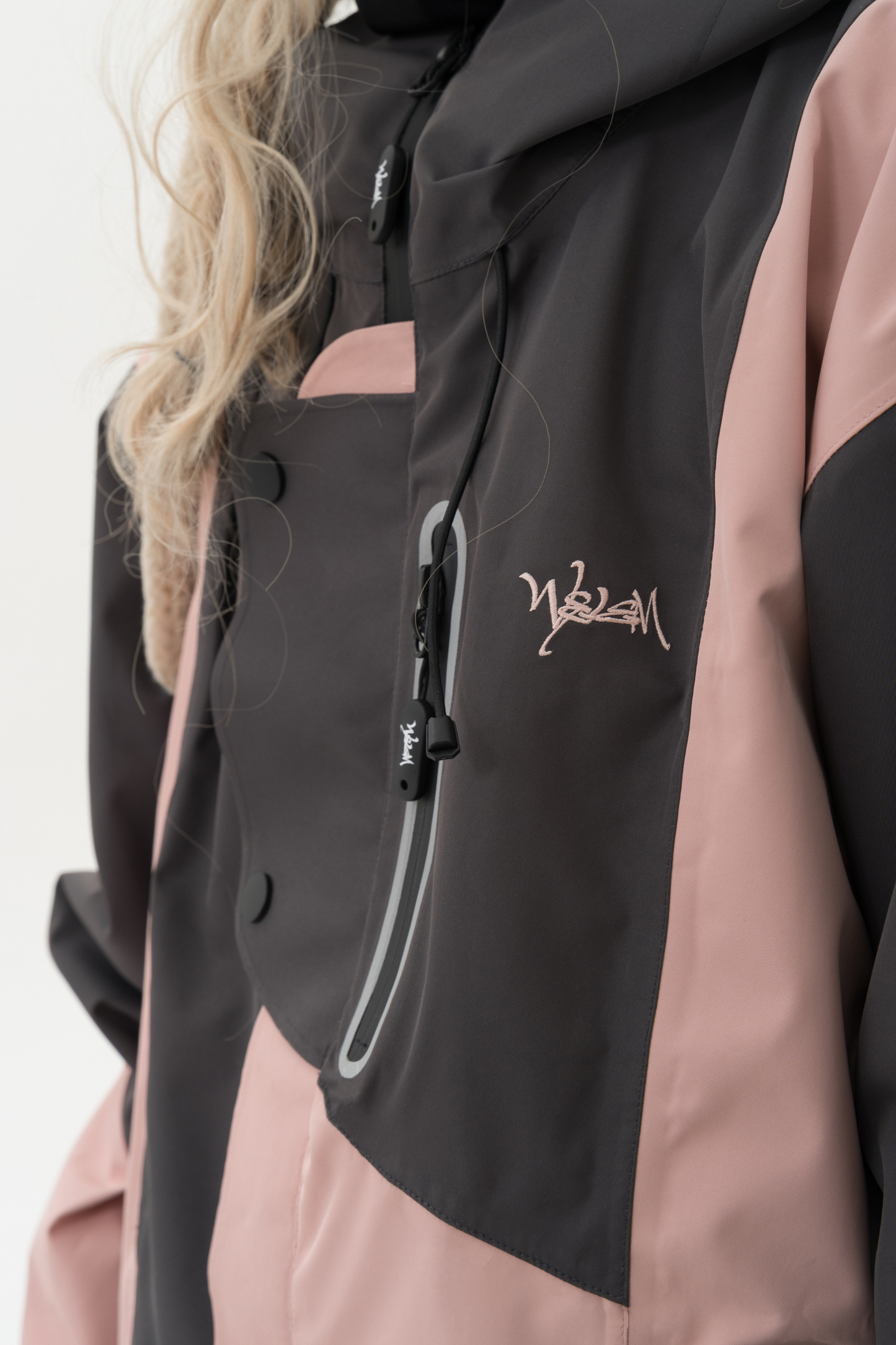 Welem 2L pink snow jacket exile space