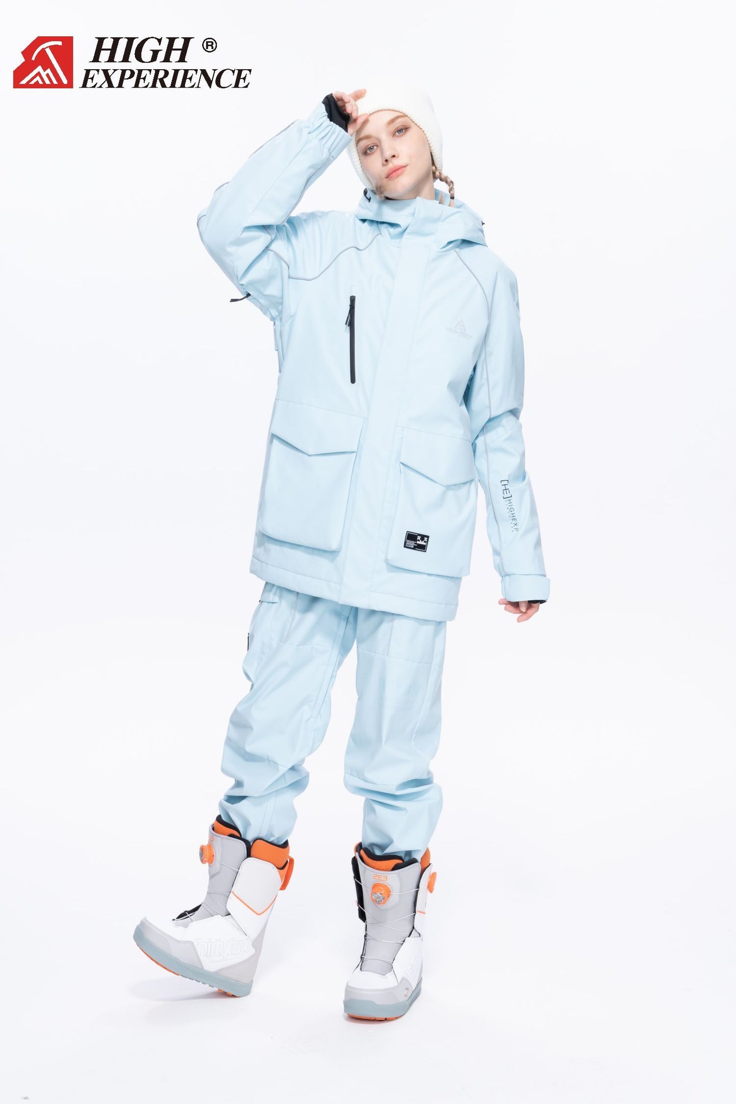 exile space HIGH EXP Two Pieces Snowsuit blue