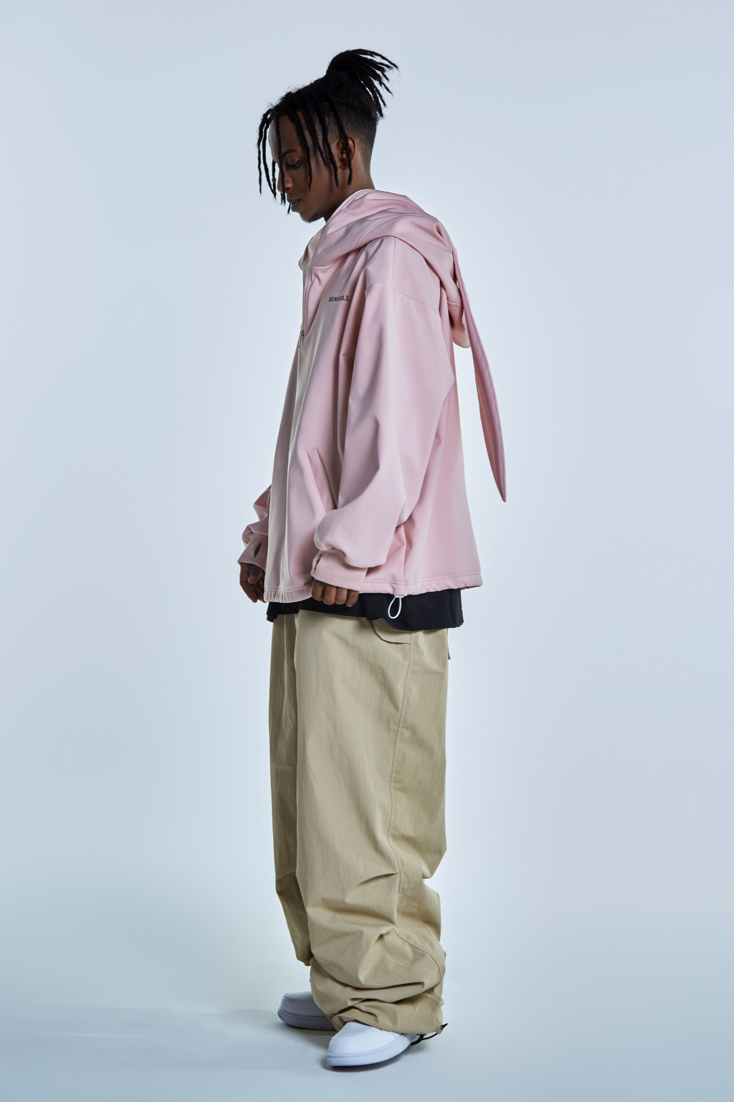 RenChill Rabbit Ear Pullover Tech Hoodies exile.space